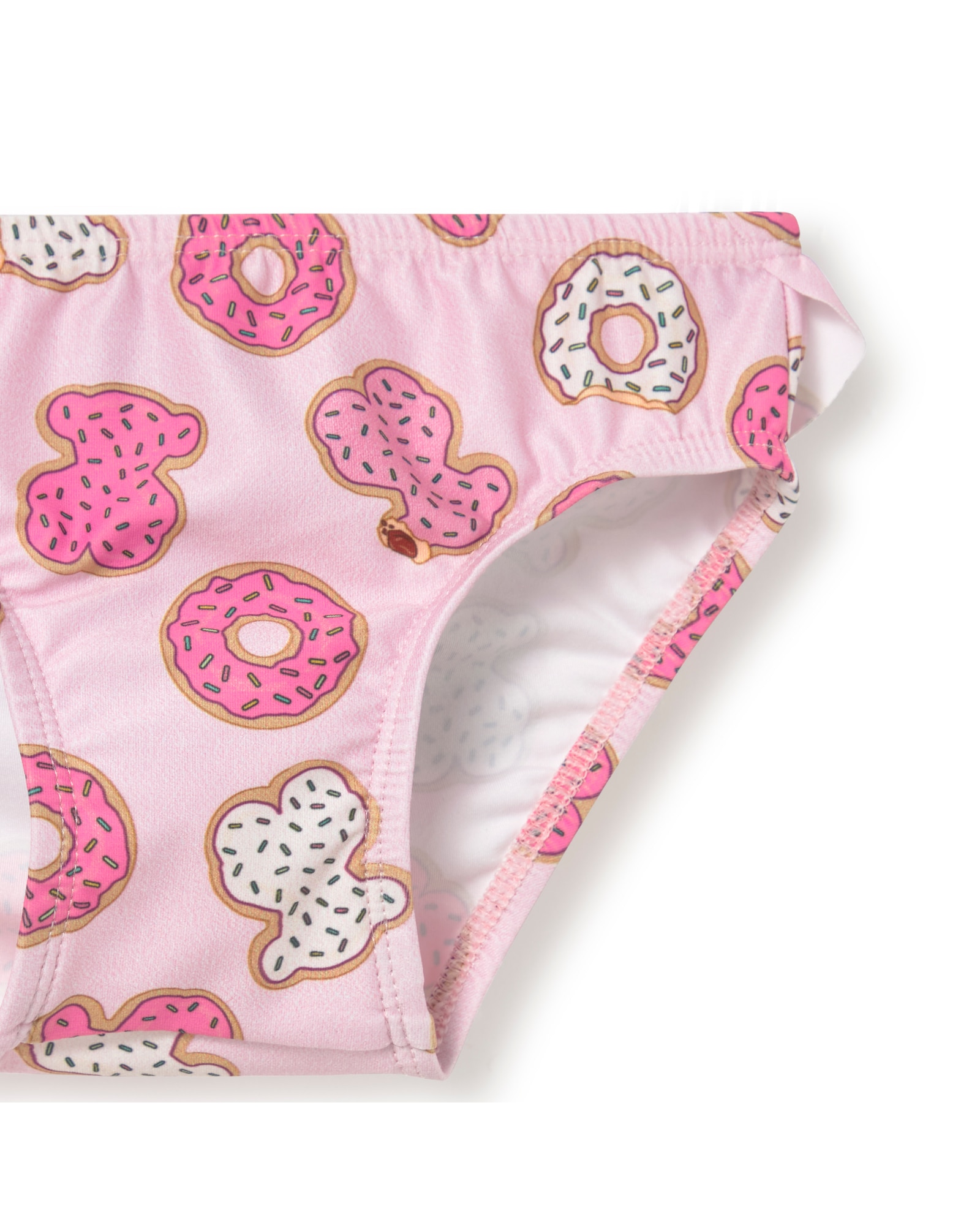 Fato de Banho para Bebé com Folho e Estampado de Ursos Donut Tous Rosa-claro-3