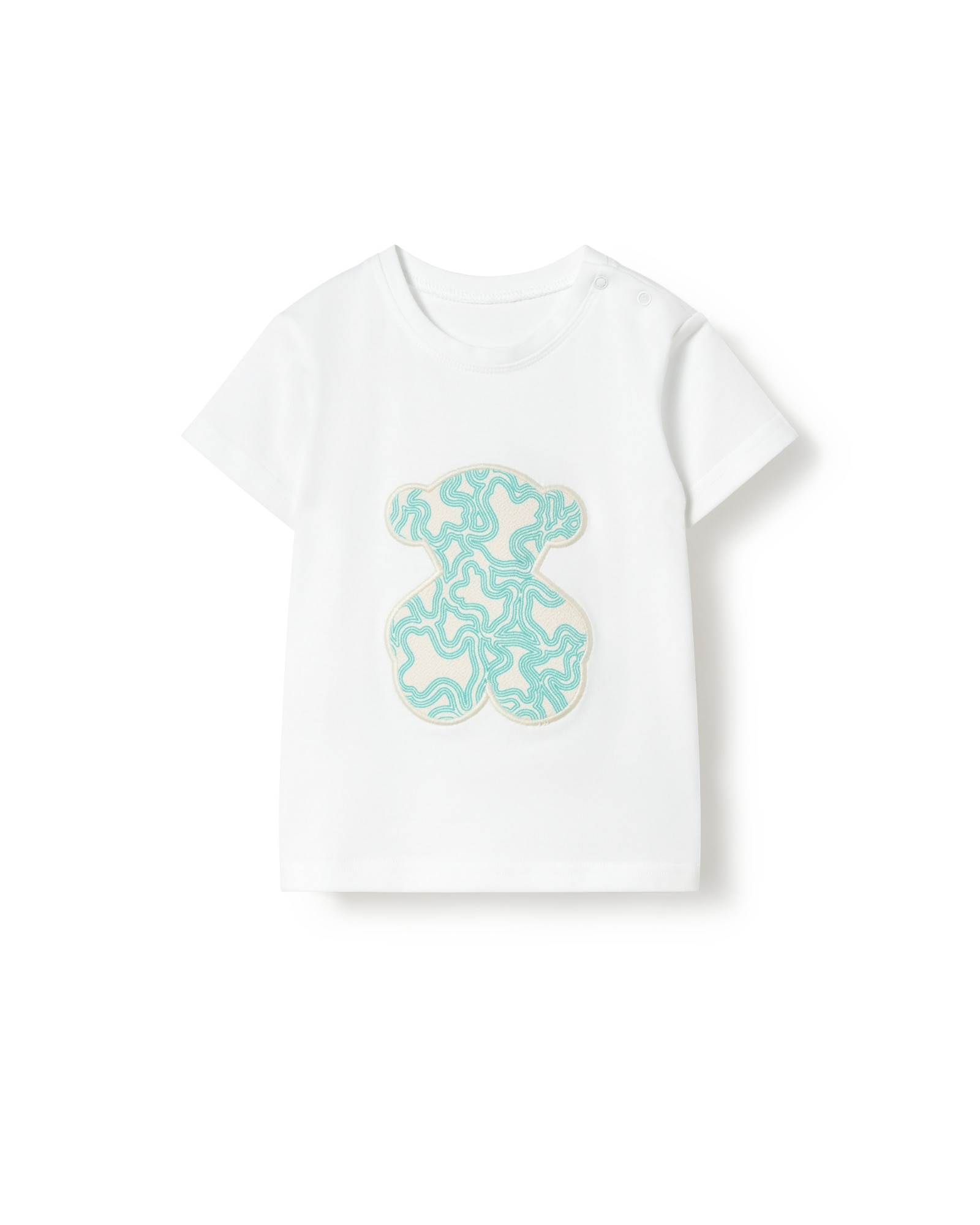 Imagem 0 de T-shirt de Praia para Bebé com Urso Frontal Estampado Kaos