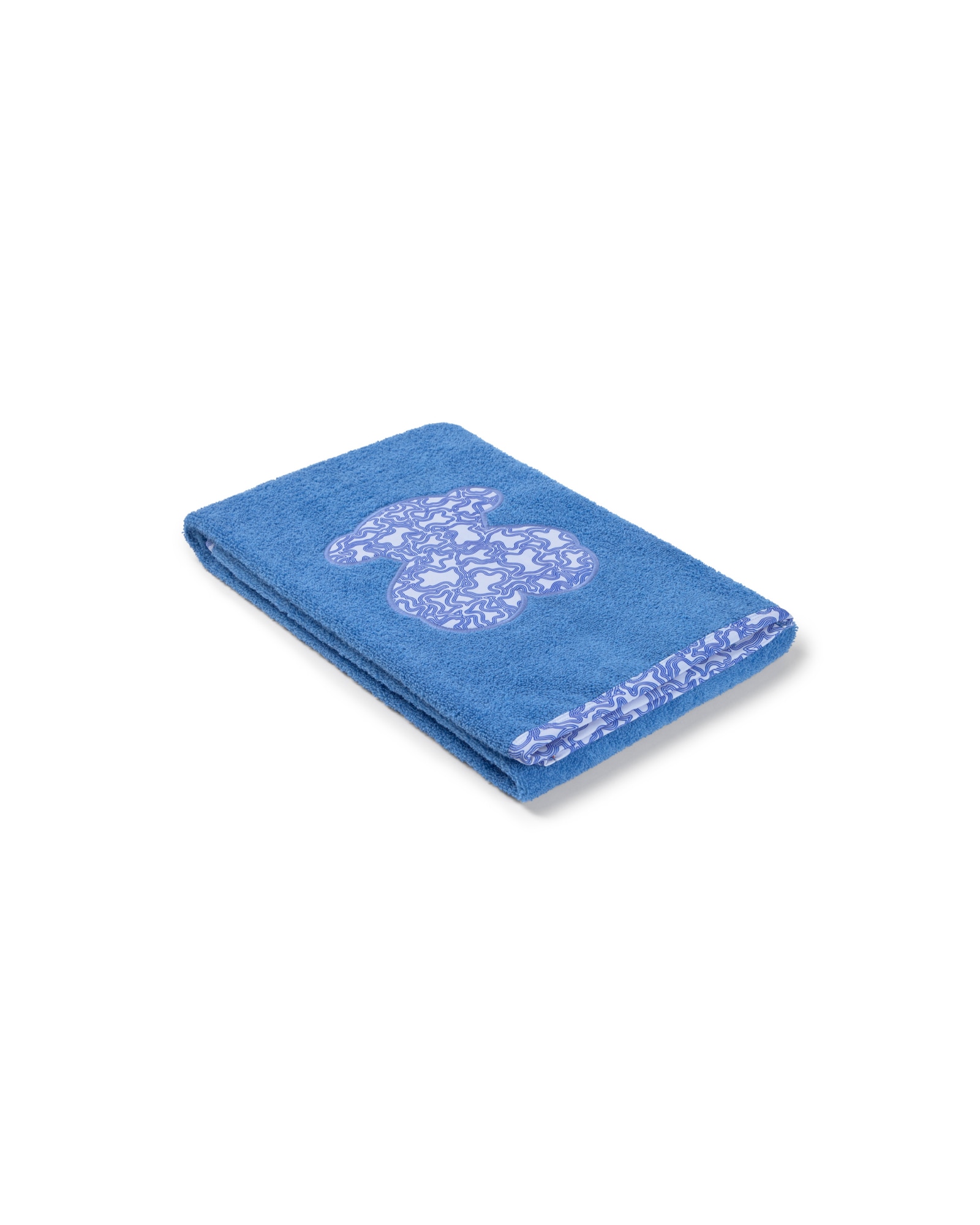 Acessório de Banho para Bebé em Algodão Turco Kaos Tous Azul-2