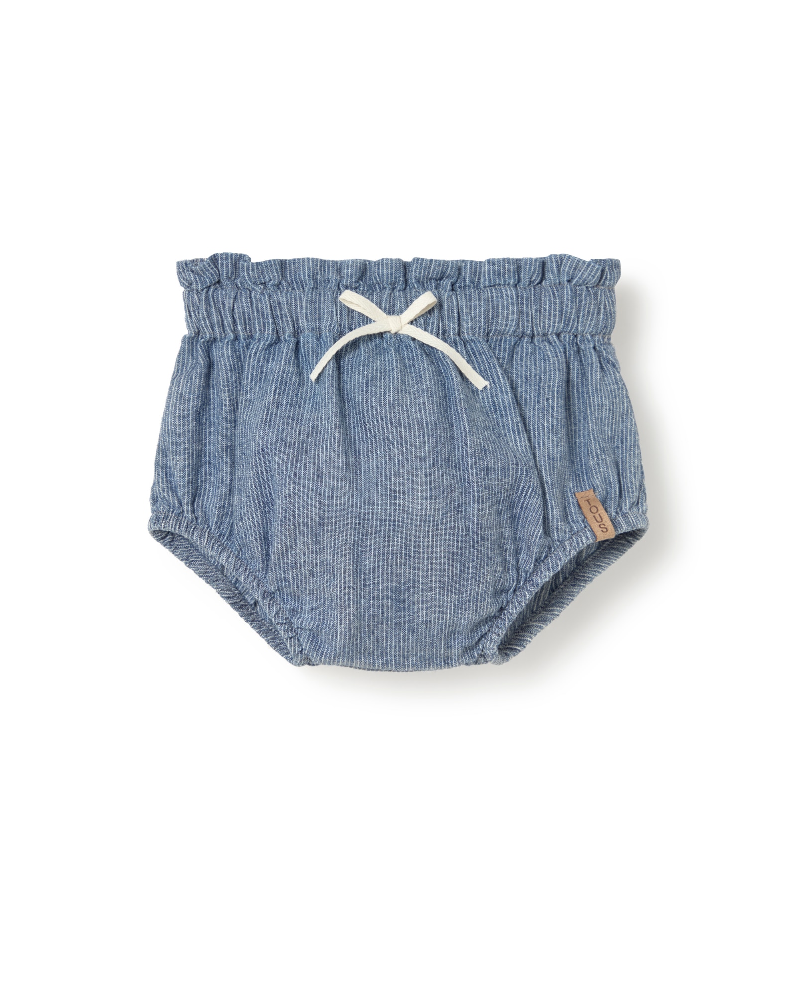 Conjunto para Bebé em Tecido Liso e Às Riscas Tous Azul denim-3