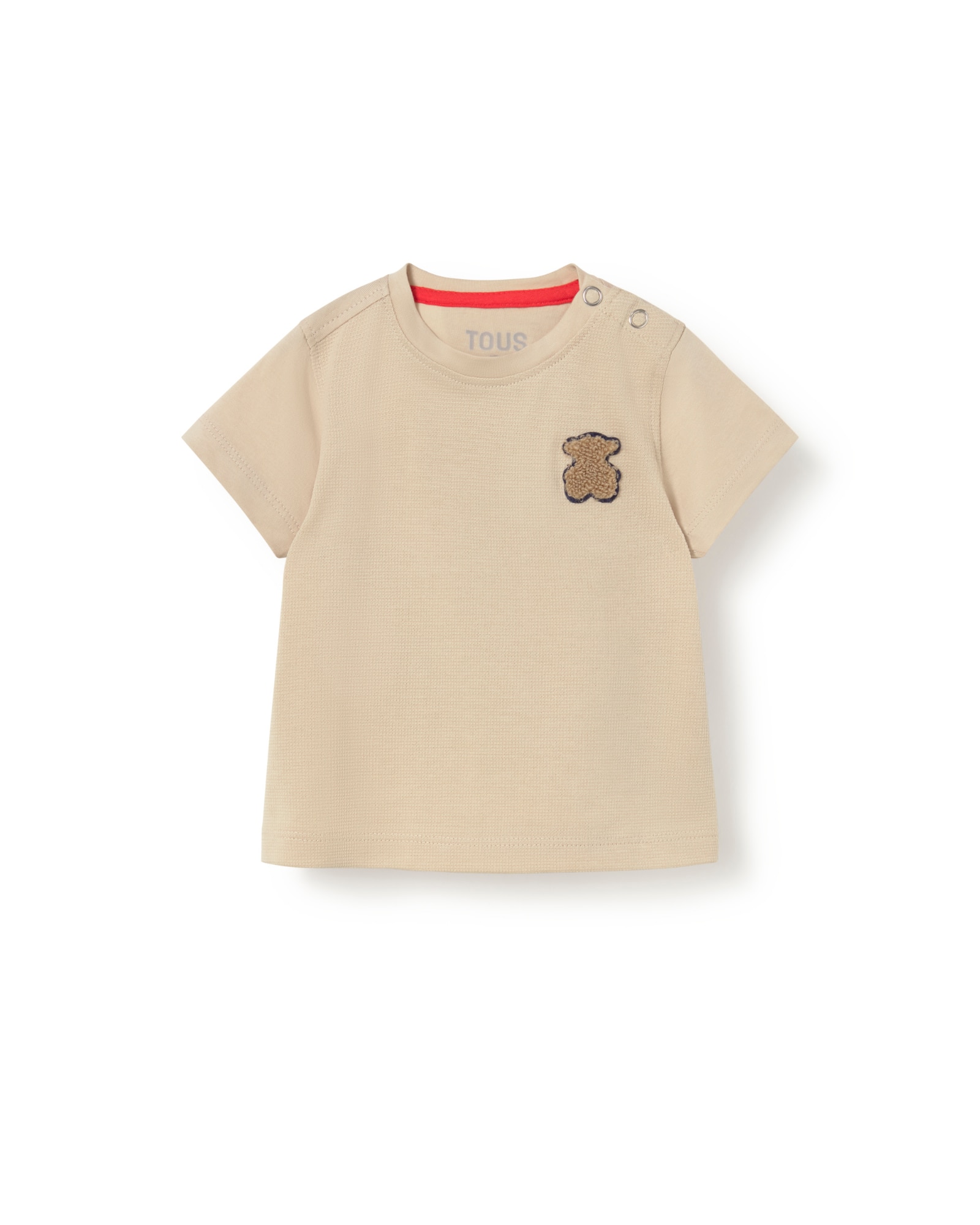 Imagem 0 de T-shirt Infantil em Suave Algodão Tingido com Urso