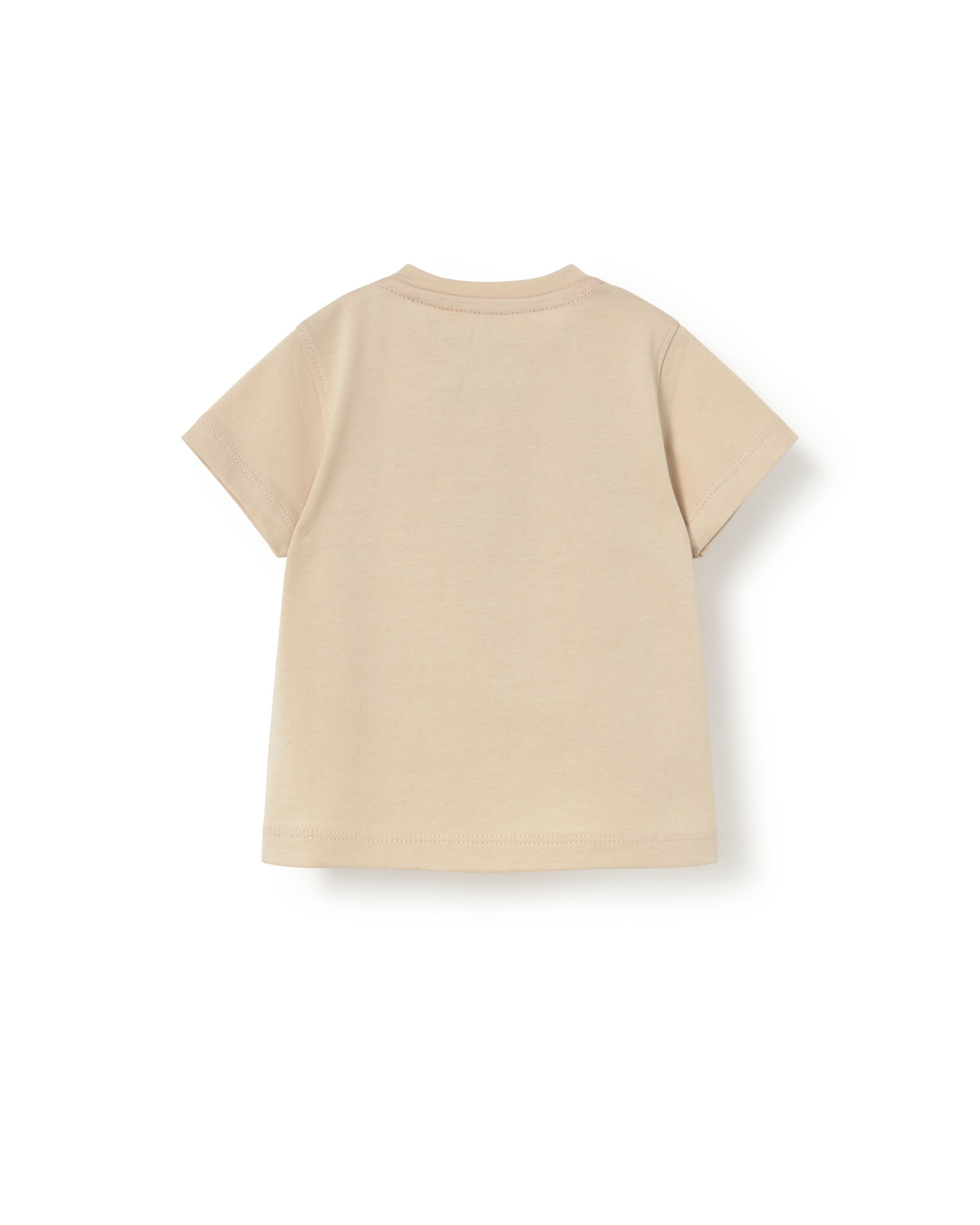 T-shirt Infantil em Suave Algodão Tingido com Urso Tous Bege-2