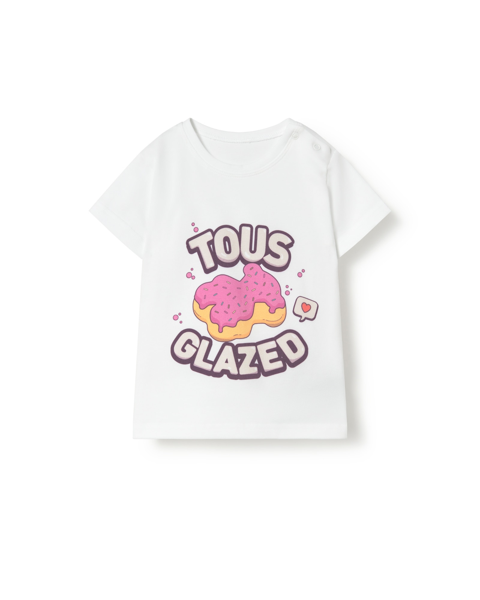 Imagem 0 de T-shirt de Praia para Bebé "tous Urso Donut Glazed" Frontal
