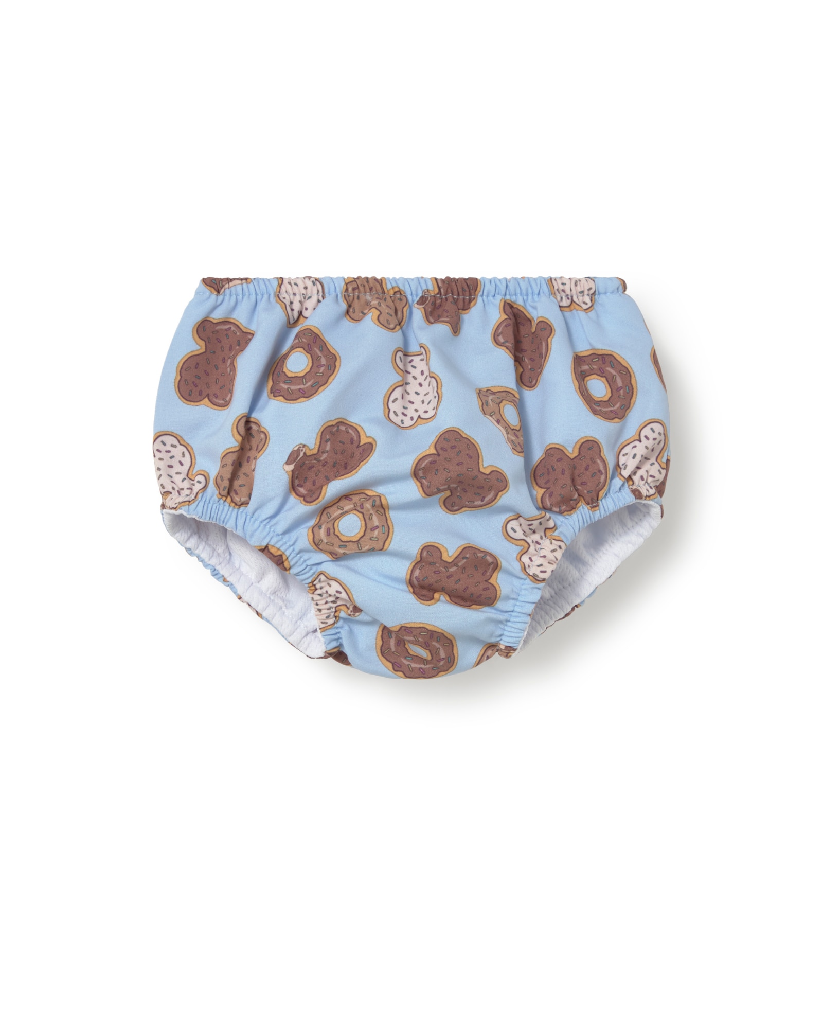 Gola de Banho para Bebé Estampada com Ursos Donut Tous Azul-claro-1