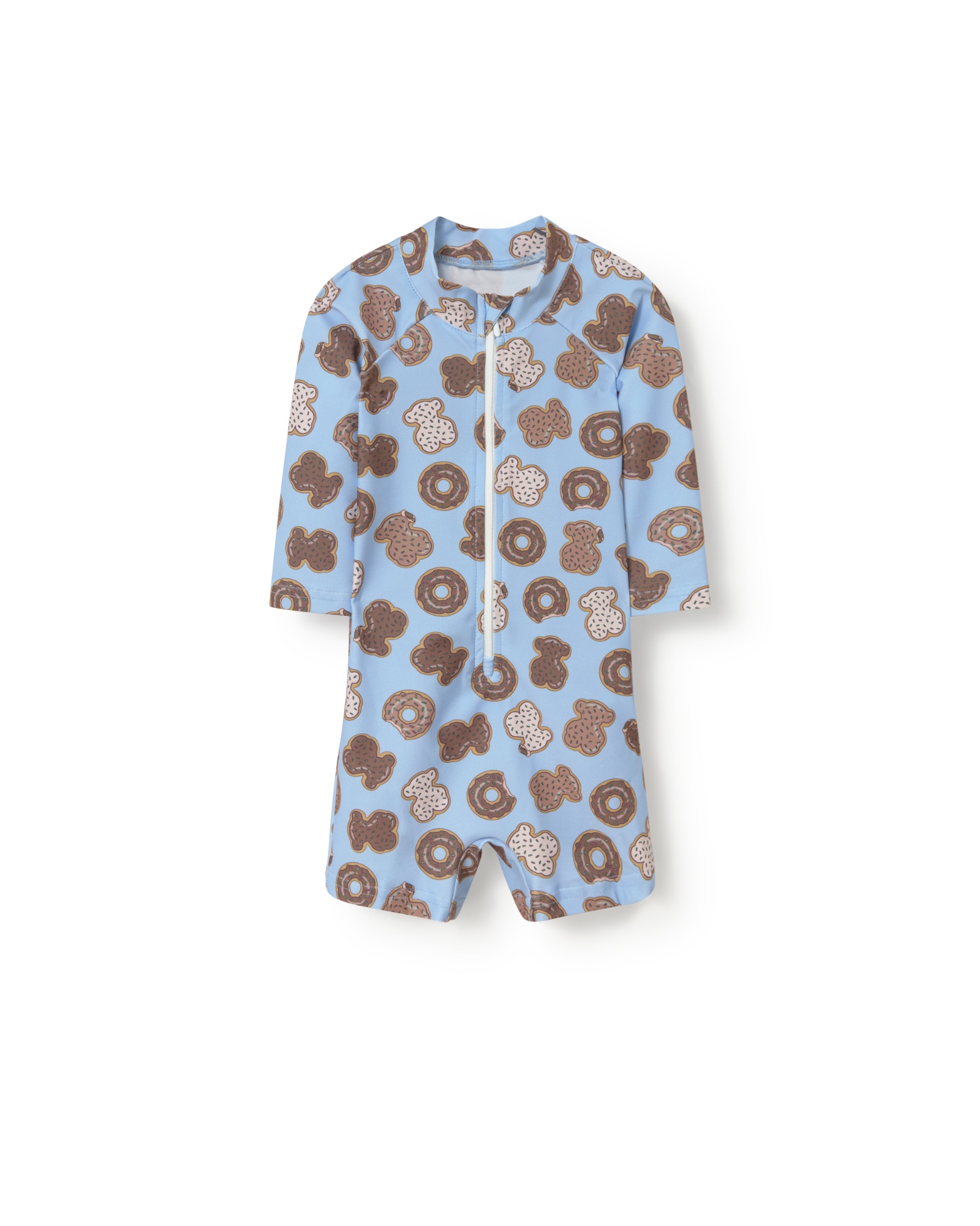 Imagem 0 de Fato de Banho de Uma Peça para Bebé Estampado com Ursos Donut