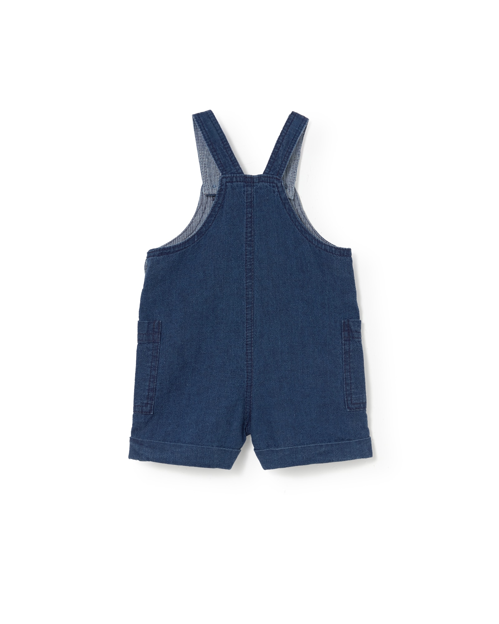 Jardineira Curta para Bebé Lisa Tous Azul denim-2