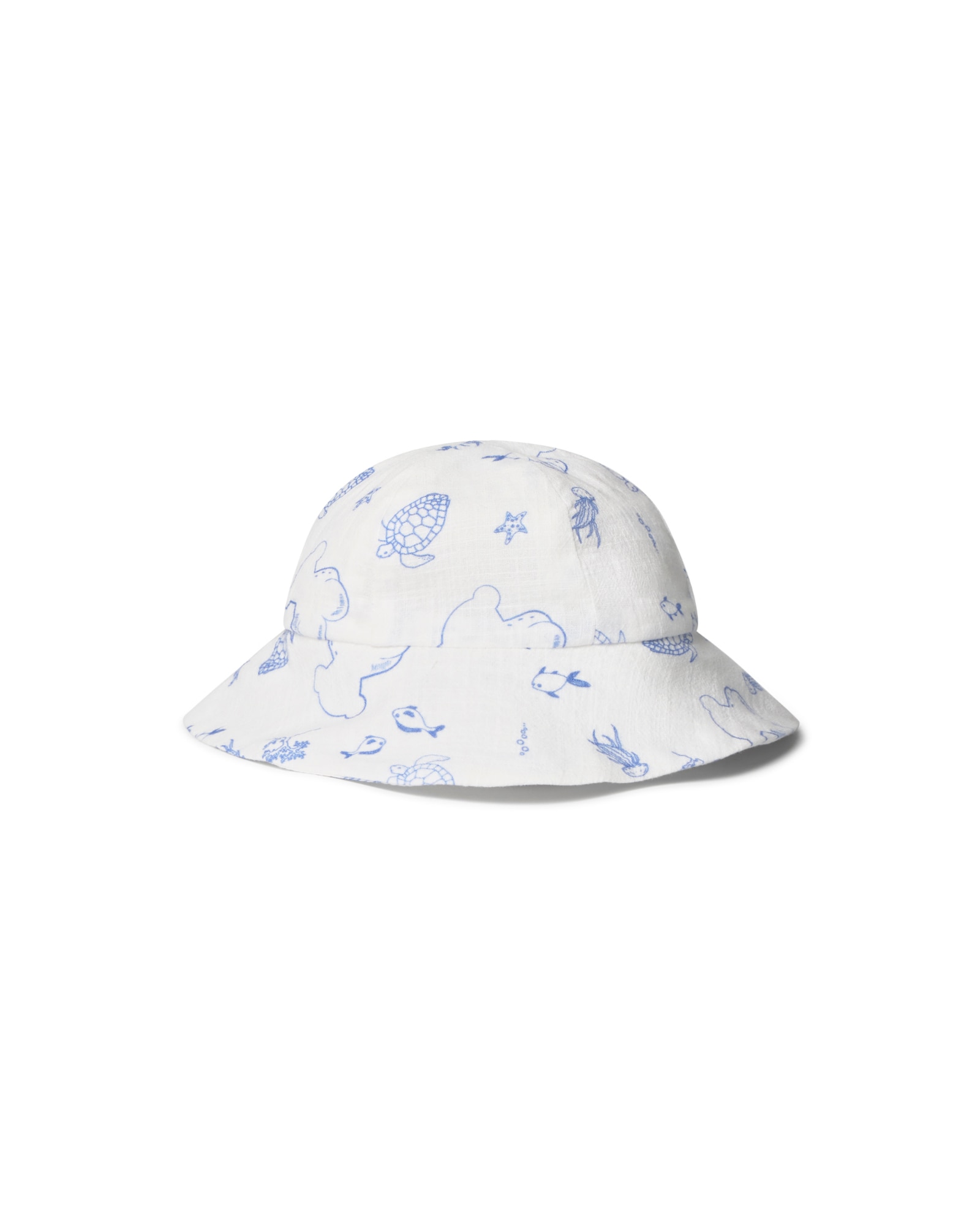 Imagem 0 de Chapéu para Bebé em Algodão com Estampado Marinho e Ursos