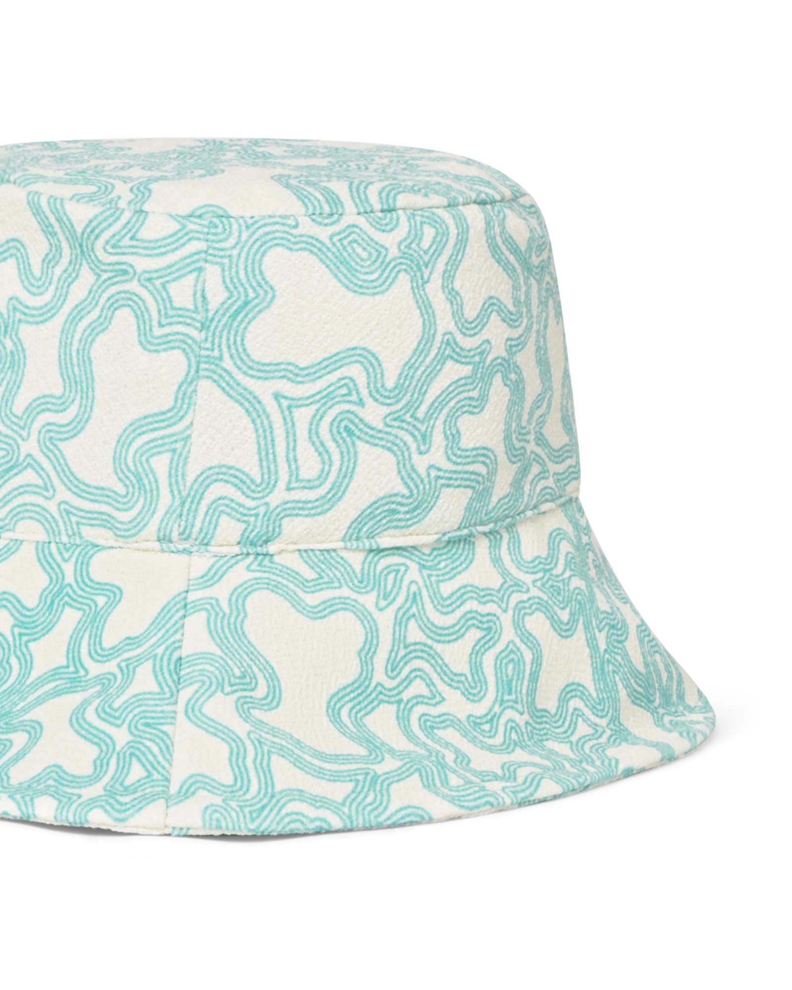 Chapéu de Praia para Bebé com Estampado Kaos Verde Água-2