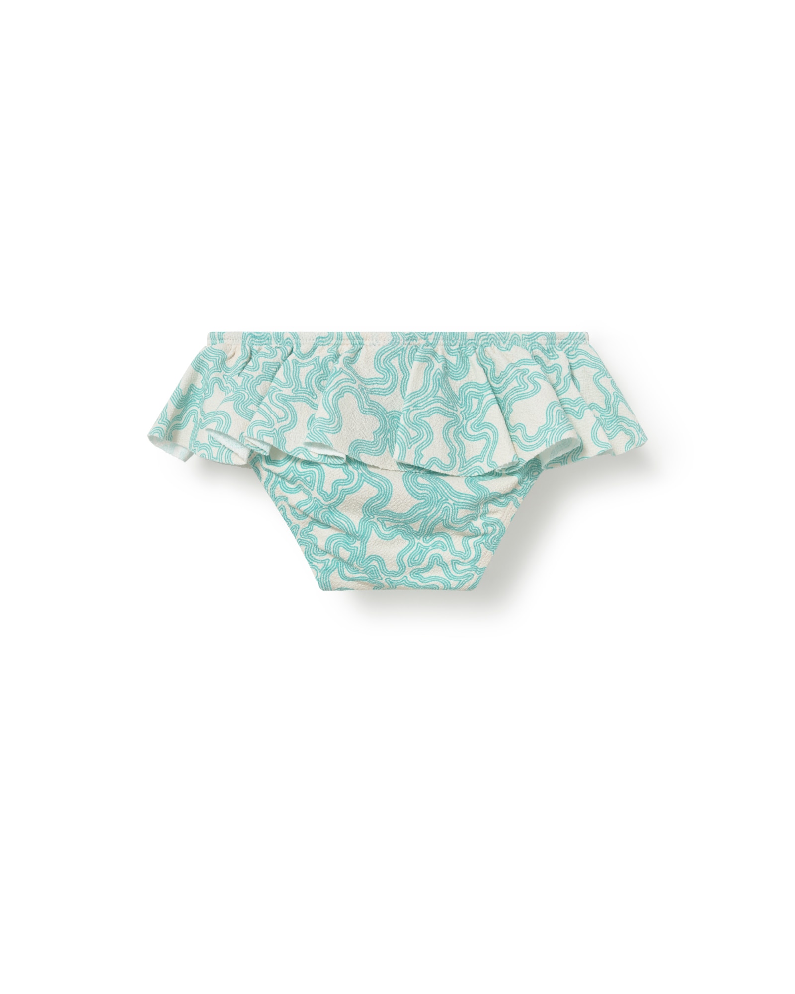 Gola Infantil com Grande Folho em Estampado Kaos Tous Verde Água-2