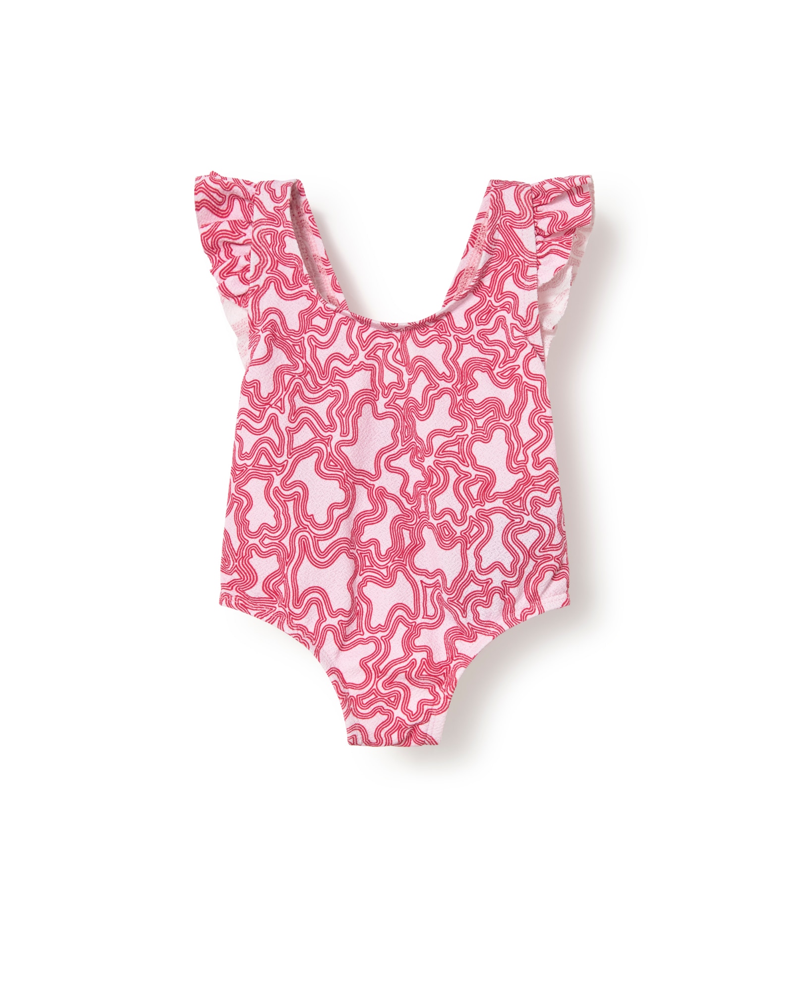 Imagem 0 de Fato de Banho para Bebé com Folhos Estampado Kaos