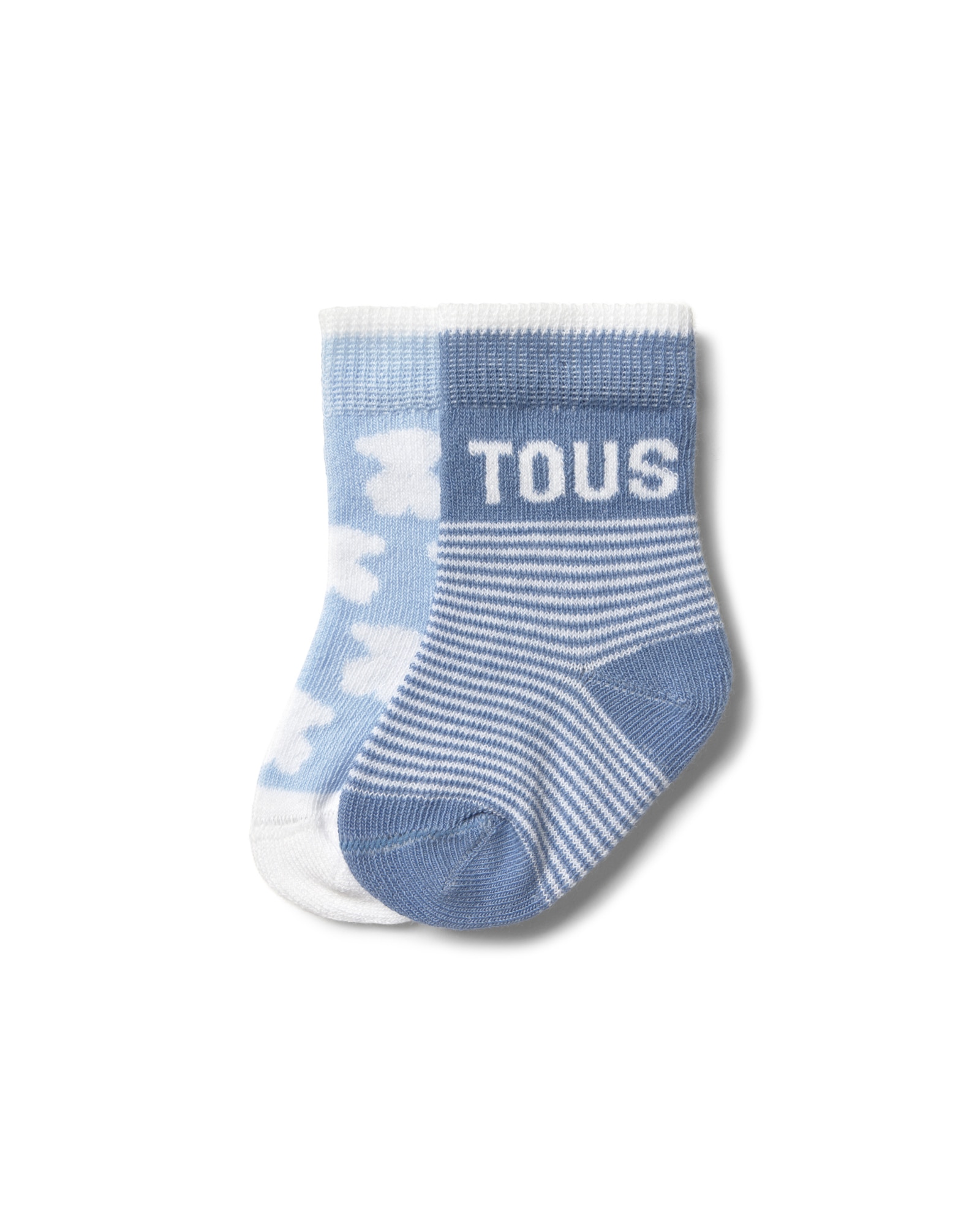 Imagem 0 de Meias Curtas para Bebé com Ursos, Riscas e Logo Tous