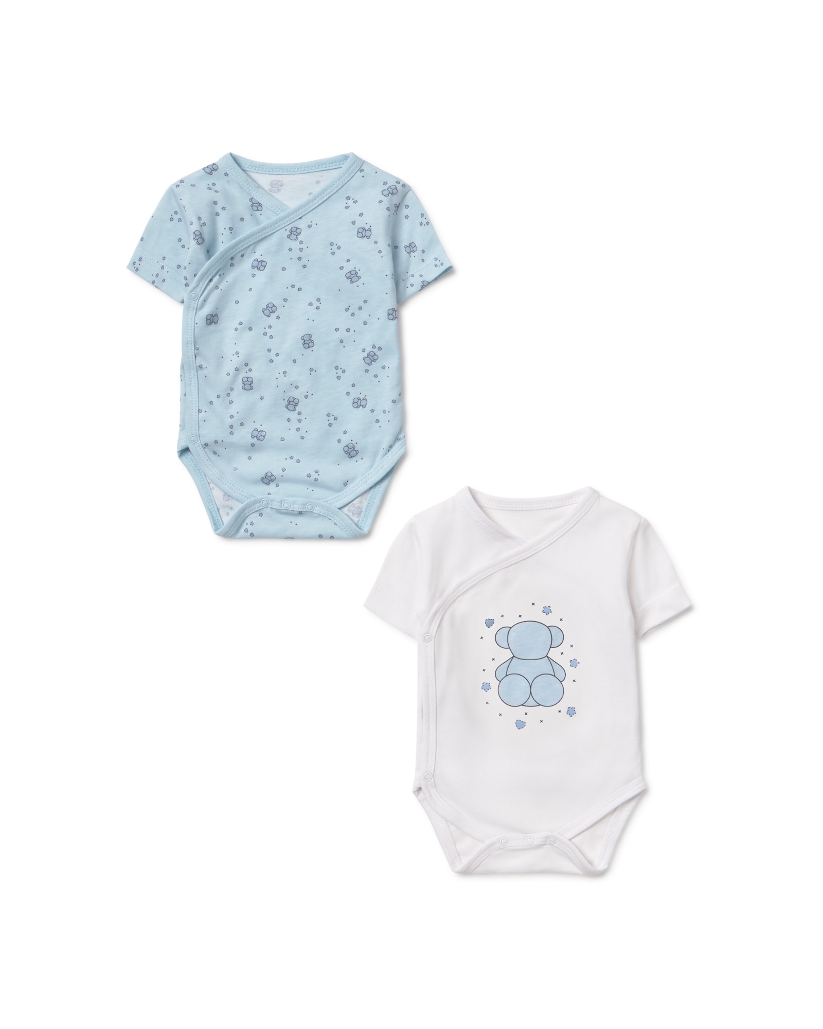 Imagem 0 de Body Interior para Bebé em Algodão Estampado com Ursos Bold Bear e Estrelas