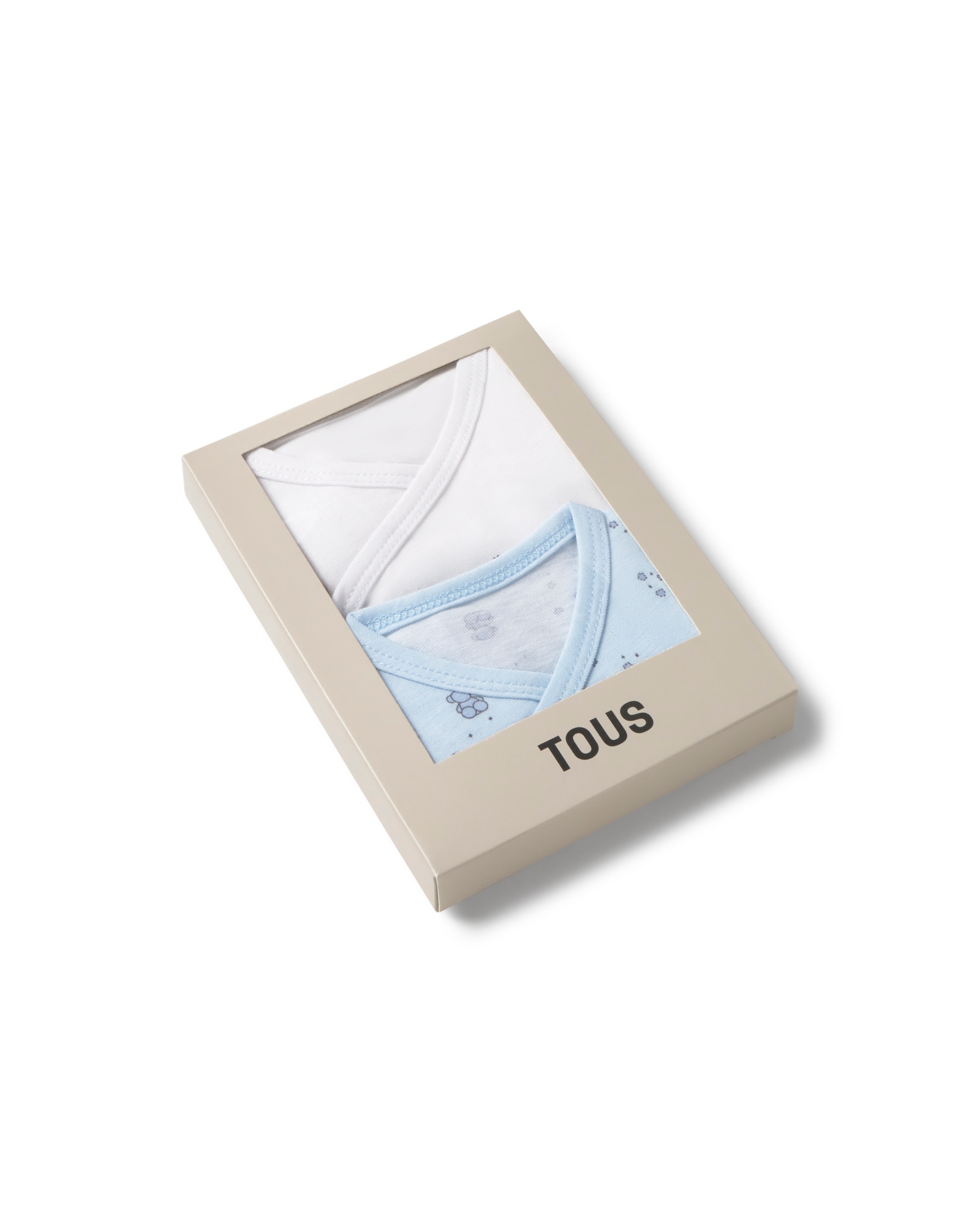 Body Interior para Bebé em Algodão Estampado com Ursos Bold Bear e Estrelas Azul-claro-4