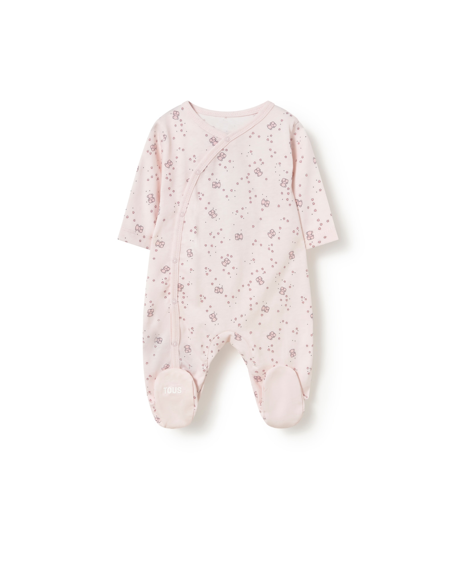 Imagem 0 de Babygrow para Bebé Cruzado em Algodão Estampado com Ursos Bold Bear e Estrelas