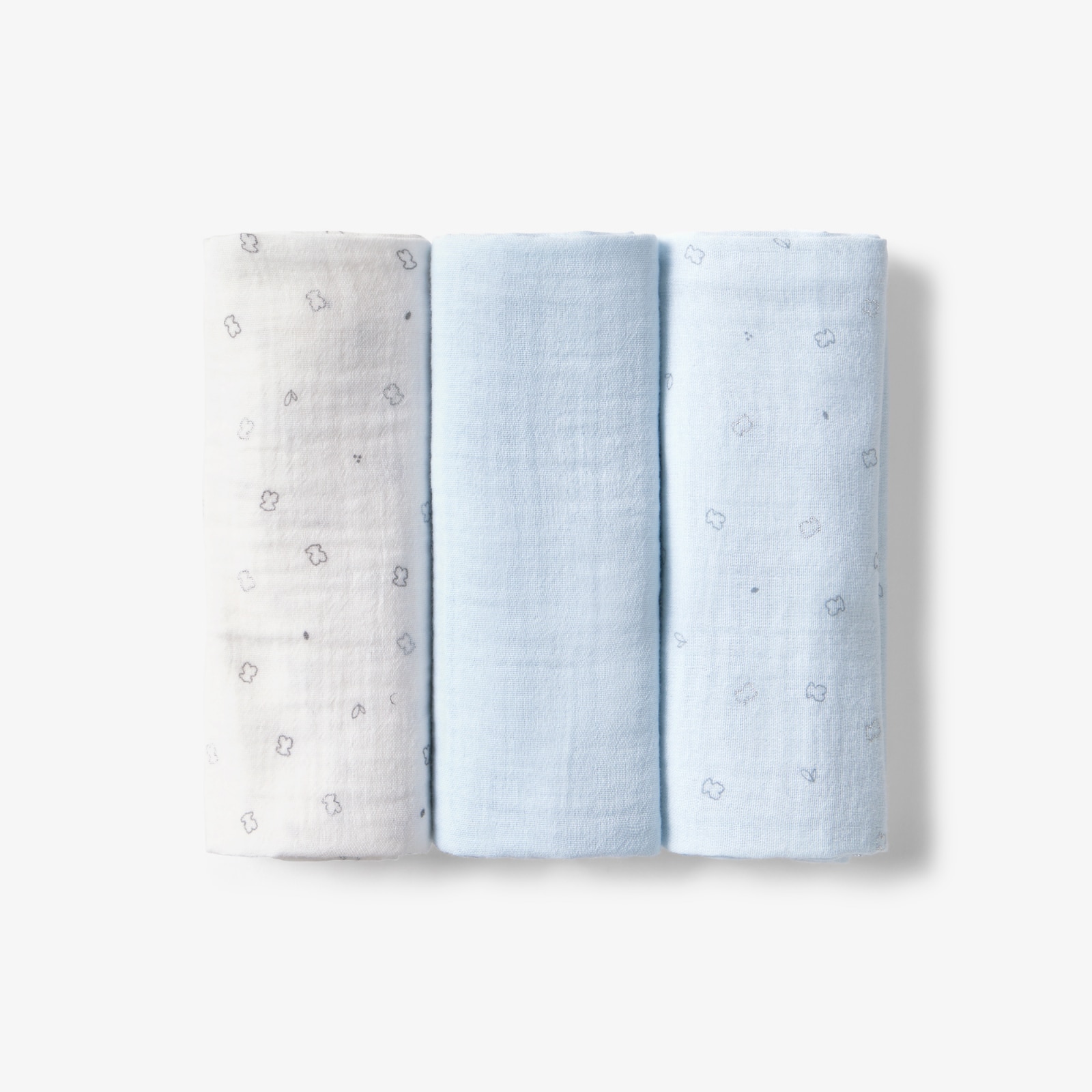 Imagem 0 de Pack de 3 Muselinas 55x55 Cm Tous Baby Microestampadas