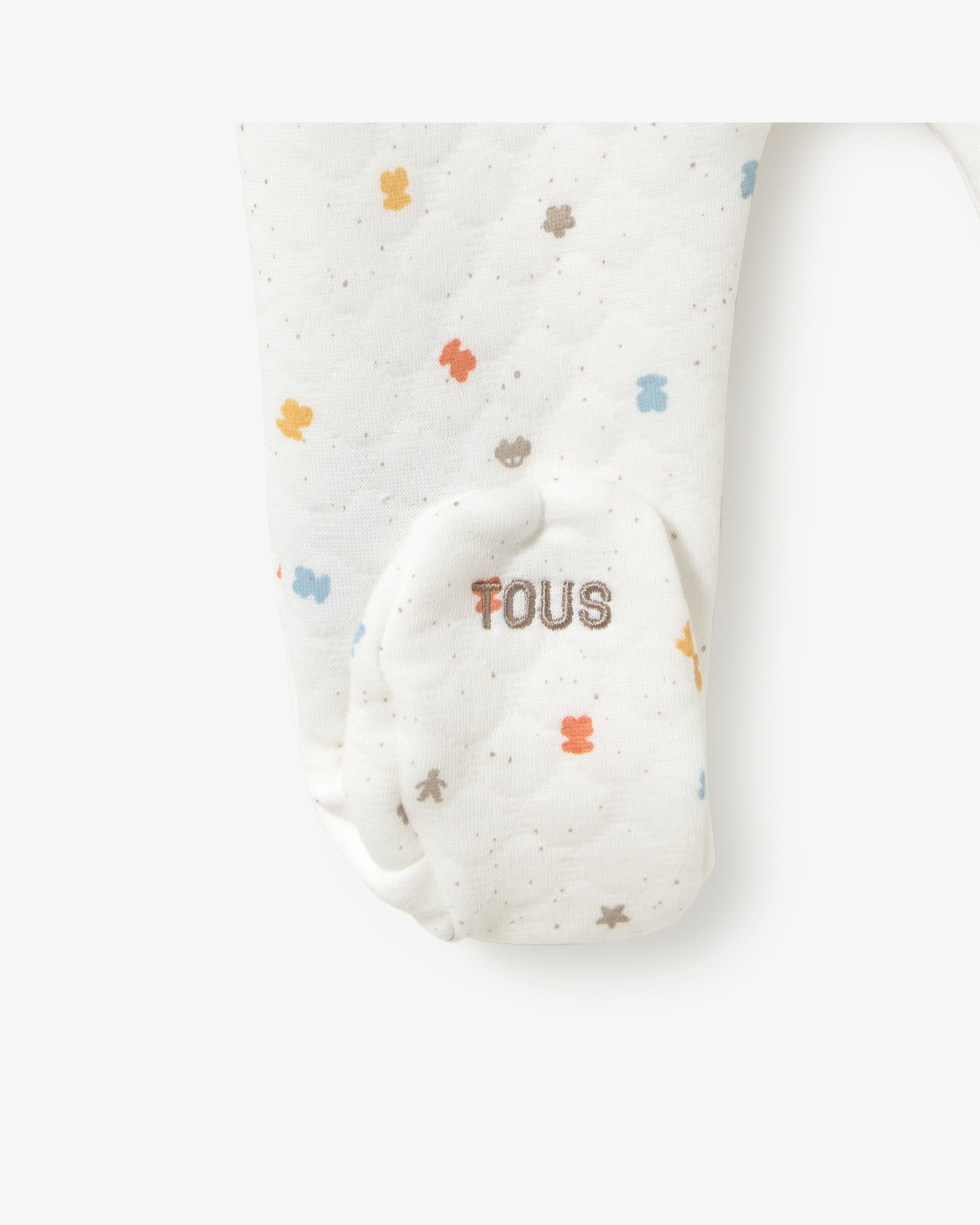 Babygrow para Bebé com Fecho Zip Estampado com Ursos Multicolor Tous Cru-3