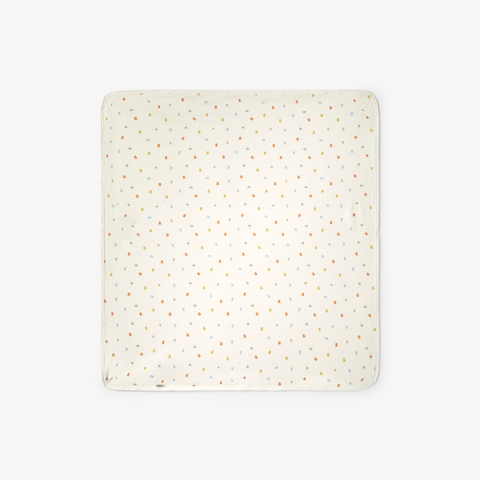 Imagem 0 de Manta para Bebé Tundosada 75x75 Cm Tous Baby Estampada com Ursos Multicolor