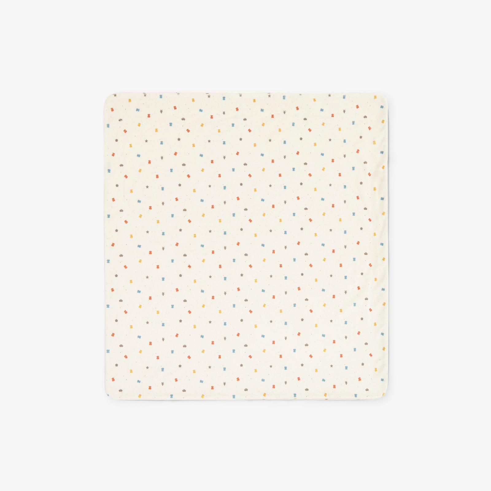 Imagem 0 de Manta de Suave Pelo 75x75cm Tous Baby Estampada com Ursos Multicolor