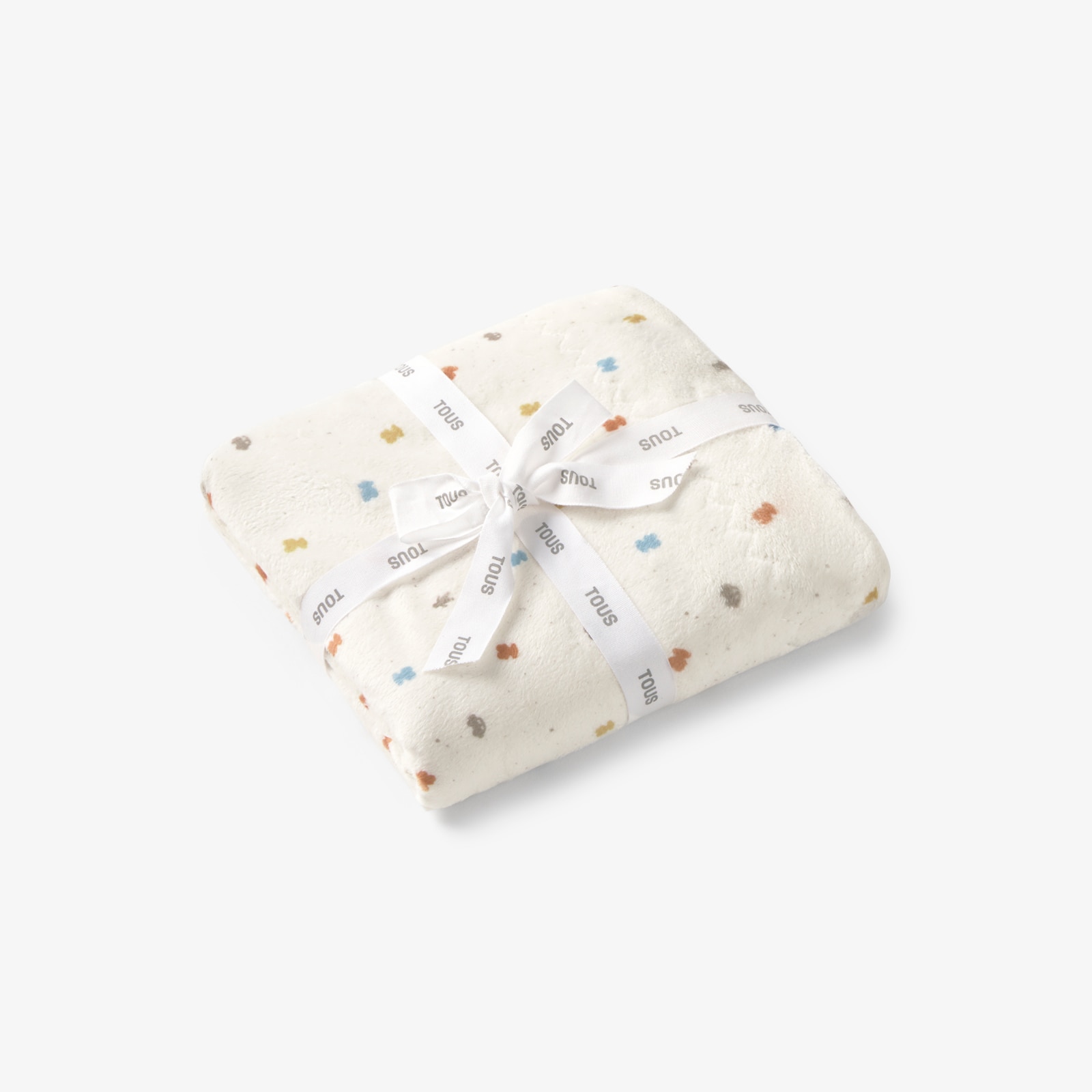 Manta de Suave Pelo 75x75cm Tous Baby Estampada com Ursos Multicolor Multicolor-3