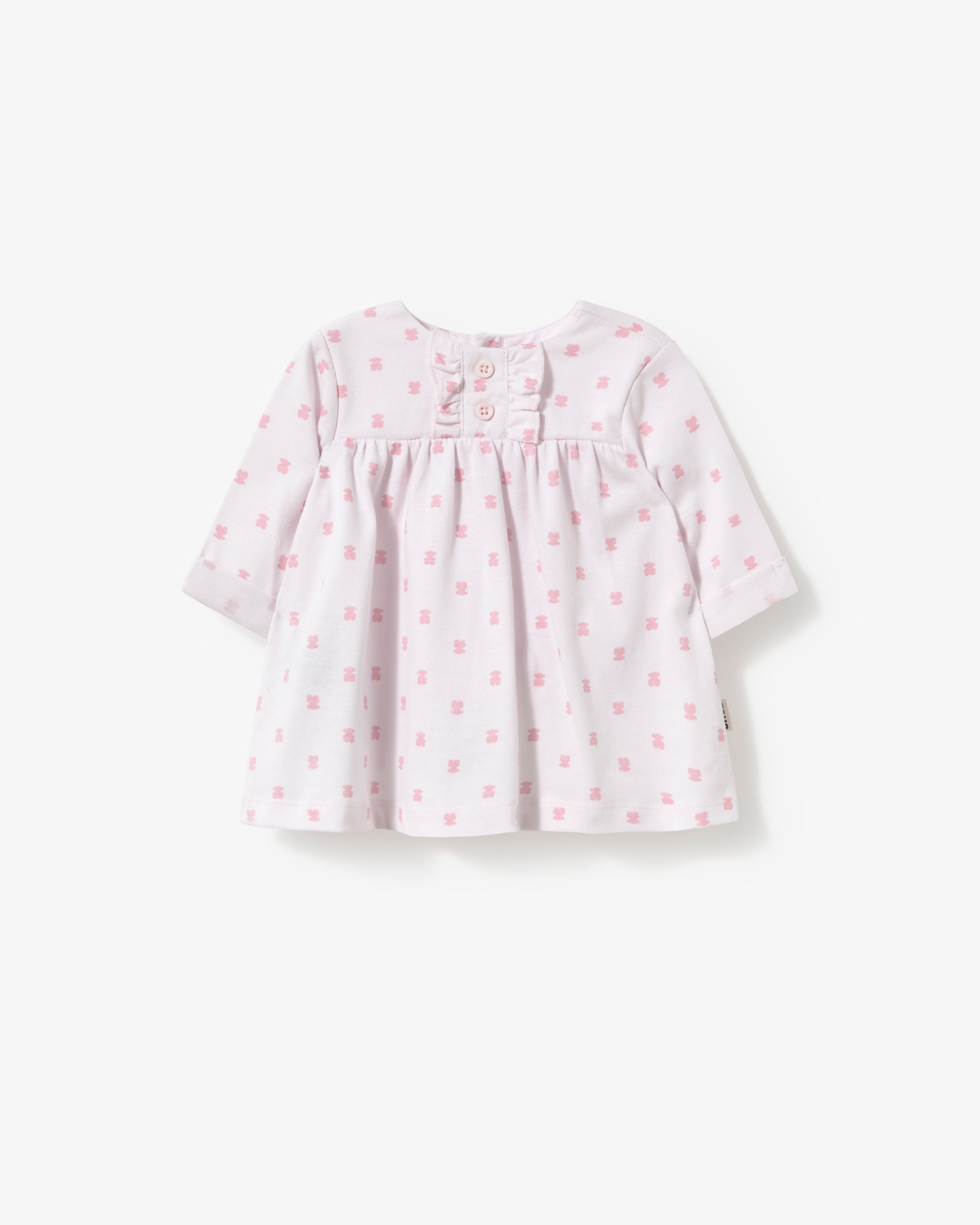 Imagem 0 de Vestido para Bebé em Algodão Estampado com Multi Ursos