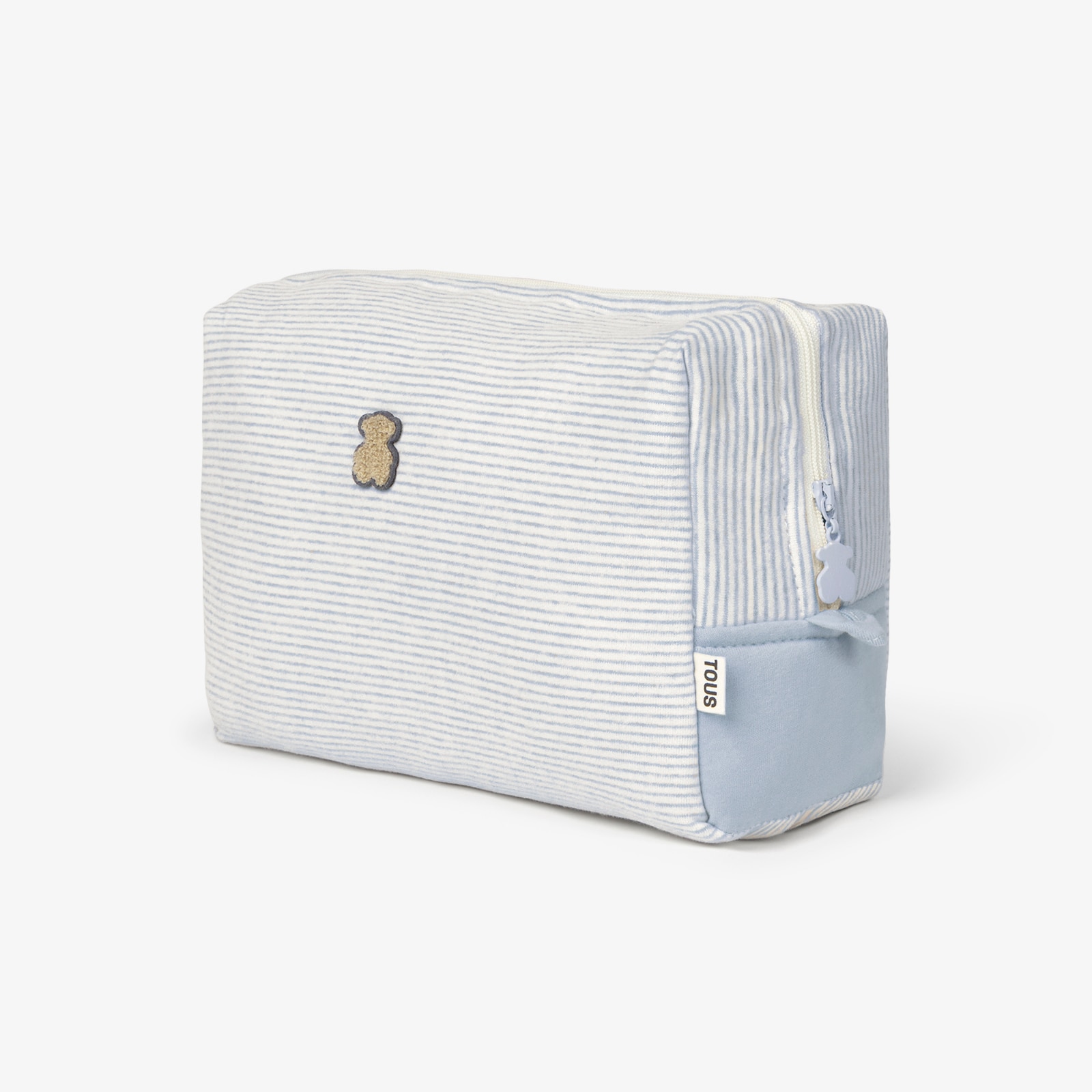 Necessaire 26x10x17 Cm Tous Baby Às Riscas Azul-2