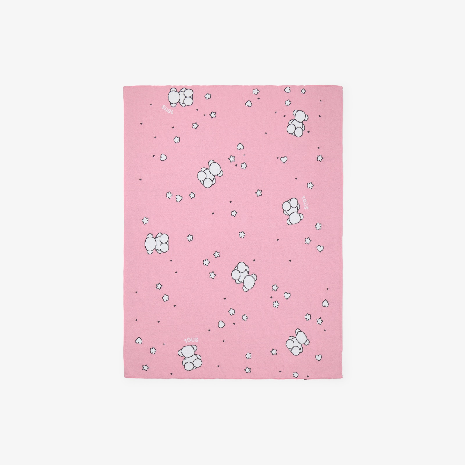 Imagem 0 de Manta para Mini Berço ou Berço 78x104 Cm Tous Baby com Estrelas e Ursos Bold Bear
