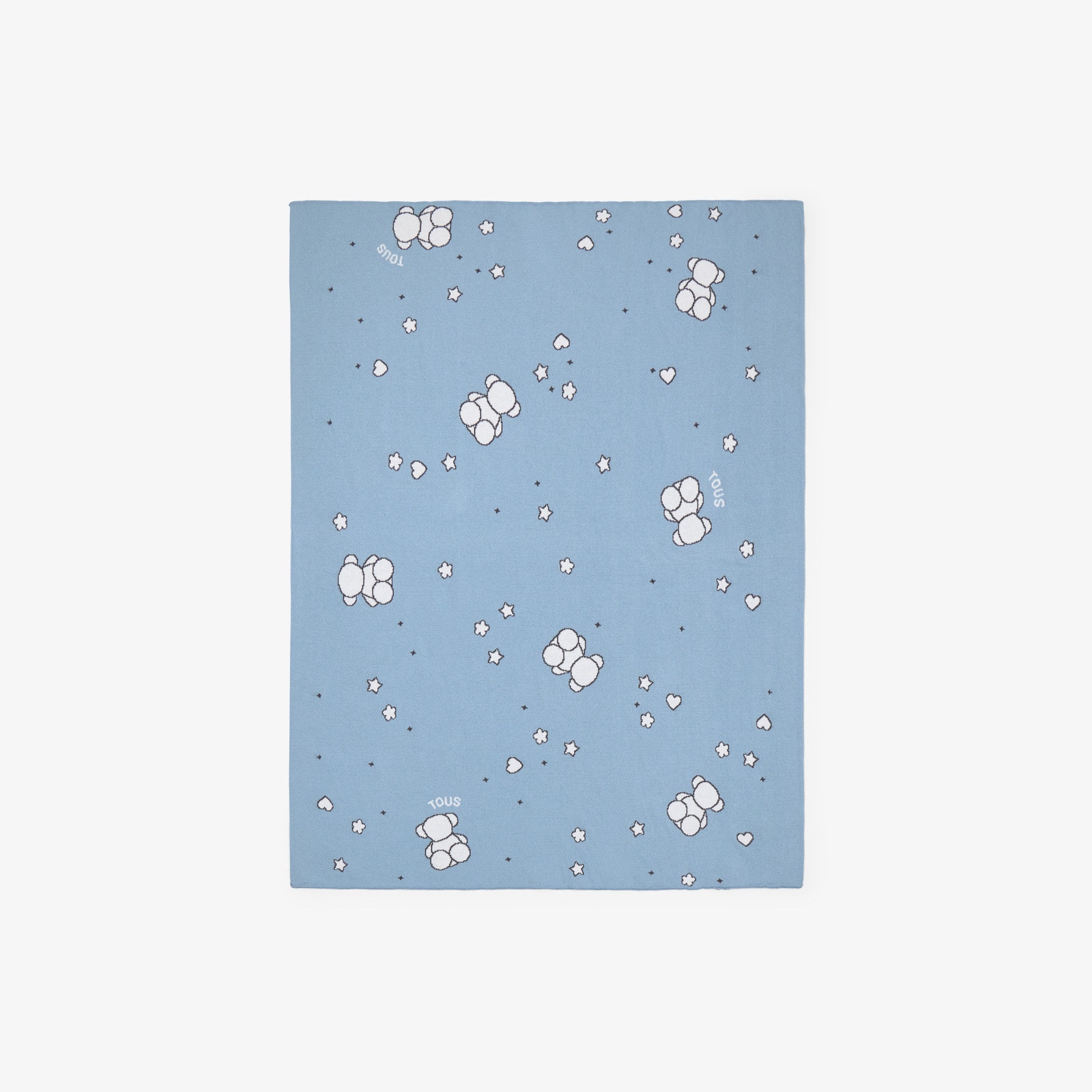 Imagem 0 de Manta para Mini Berço ou Berço 78x104 Cm Tous Baby com Estrelas e Ursos Bold Bear