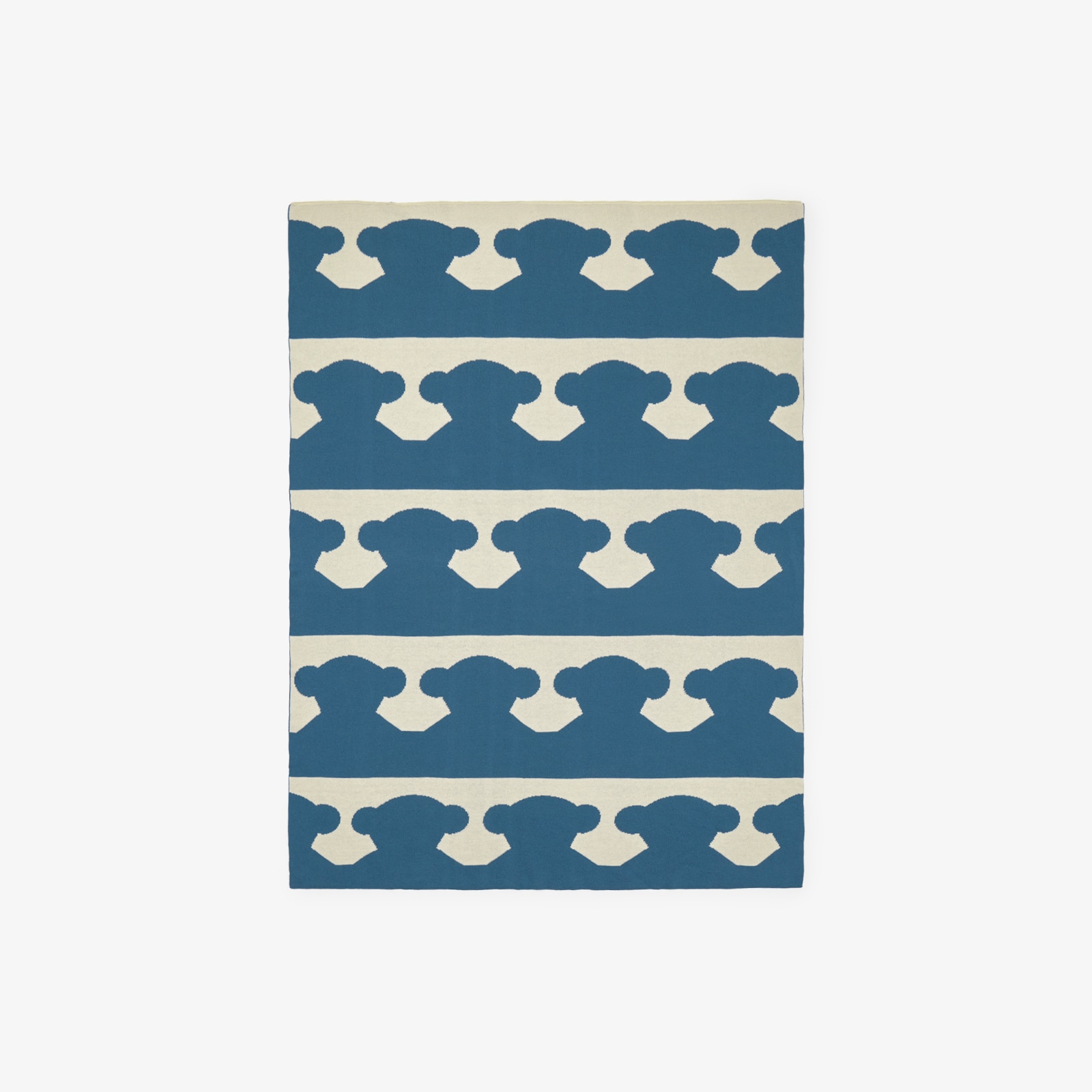 Imagem 0 de Manta para Mini Berço ou Berço 78x104 Cm Tous Baby com Franjas de Ursos