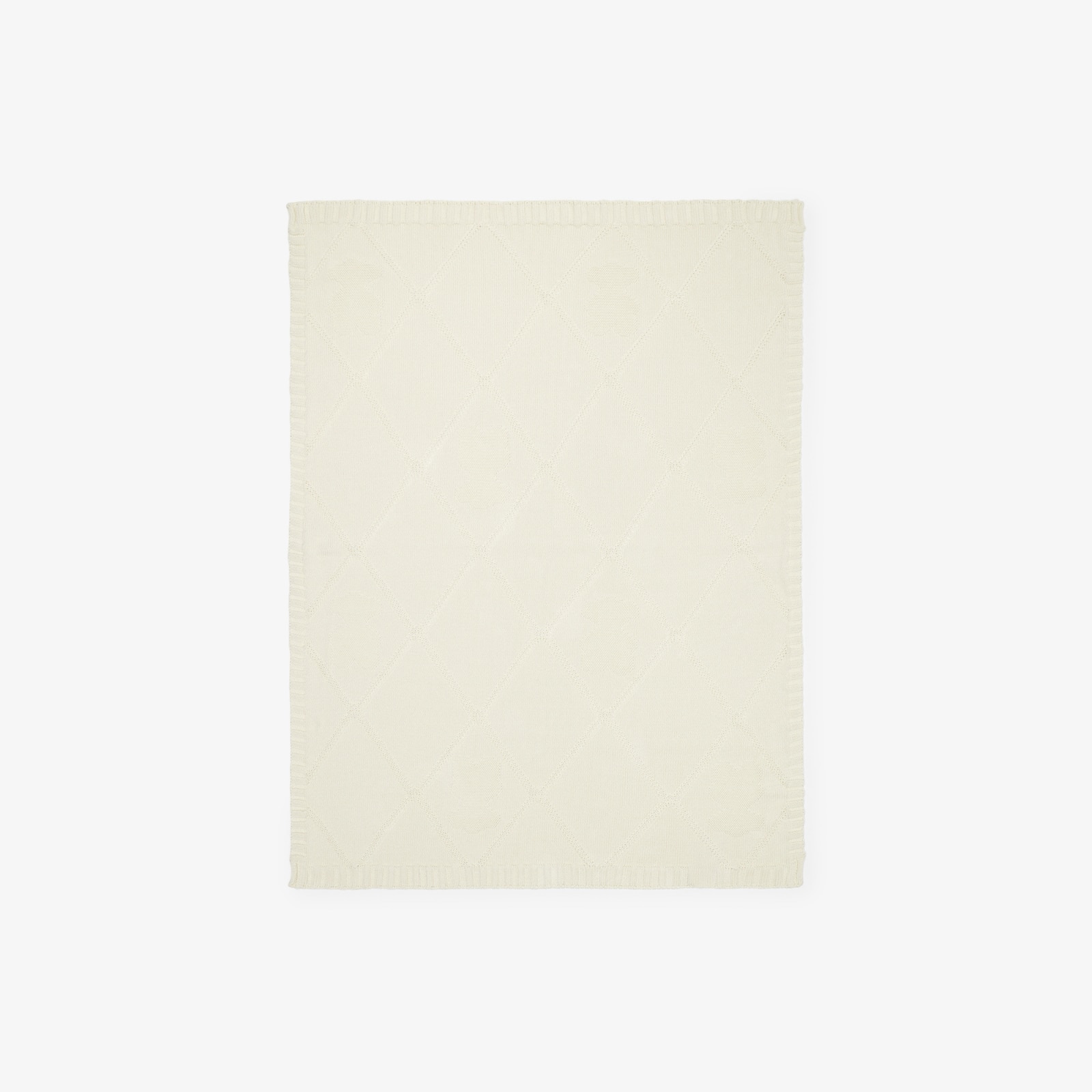 Imagem 0 de Manta para Mini Berço ou Berço 78x104 Cm Tous Baby Tricotada de Losangos com Ursos