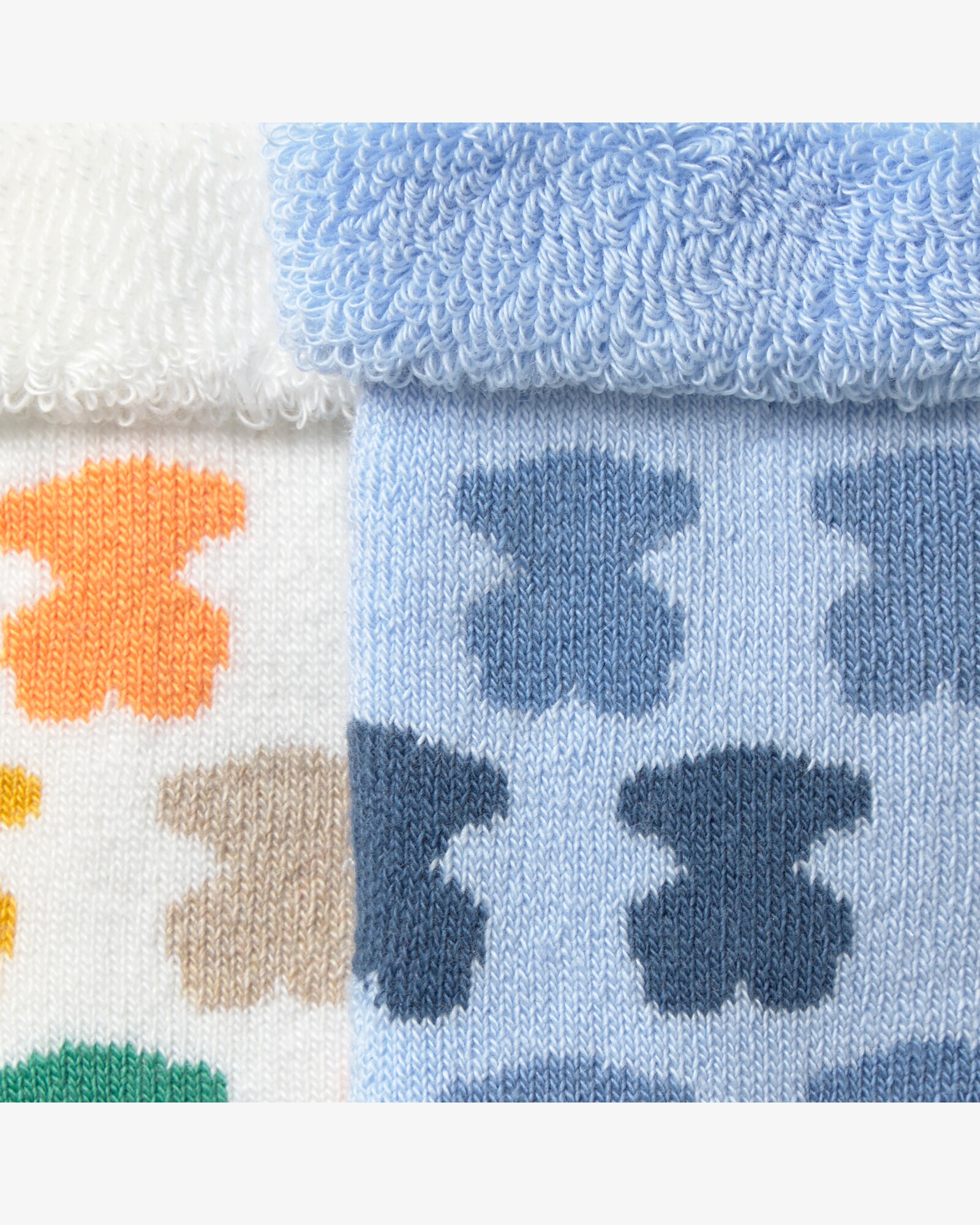 Set de 2 Meias para Bebé com Urso Tous Azul-claro-3