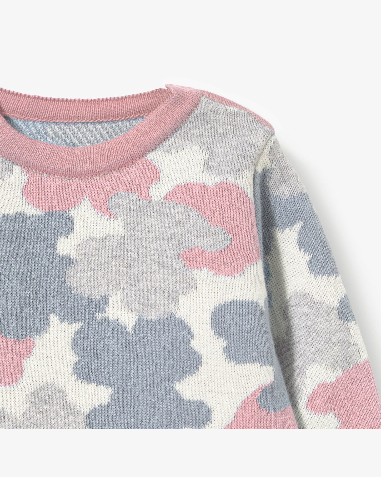 Conjunto para Bebé em Algodão de Camisola com Ursos e Calças Lisas Tous Rosa-4