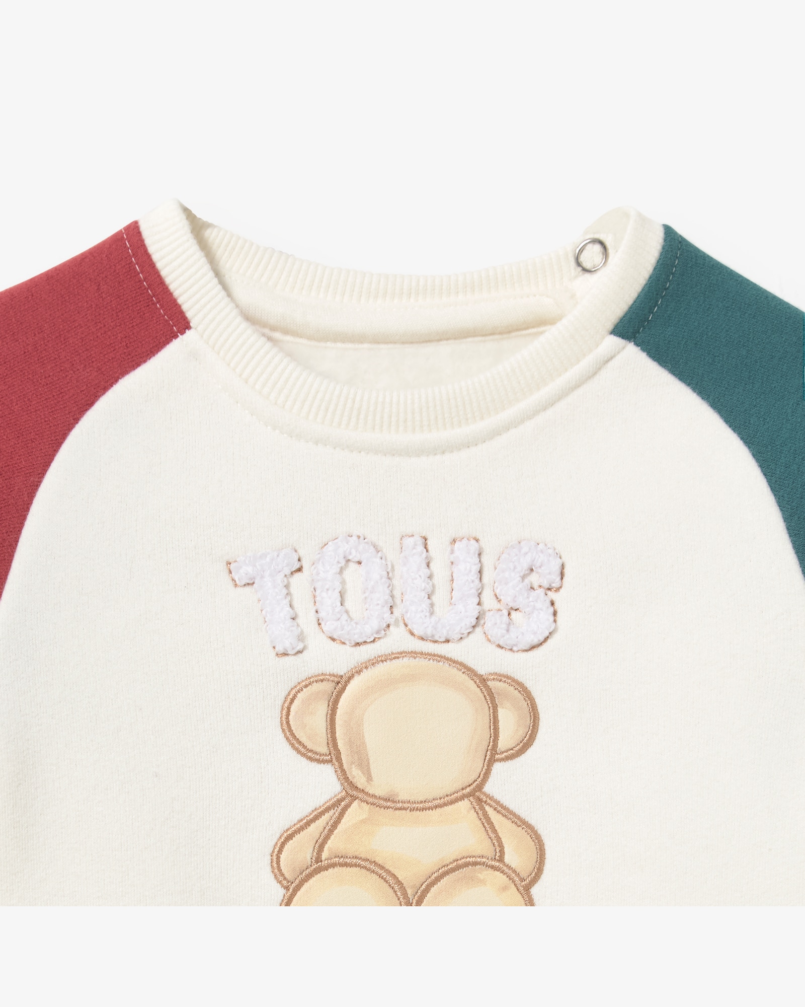 Sweatshirt Infantil com Estampado "tous 1920" Frontal Azul-3
