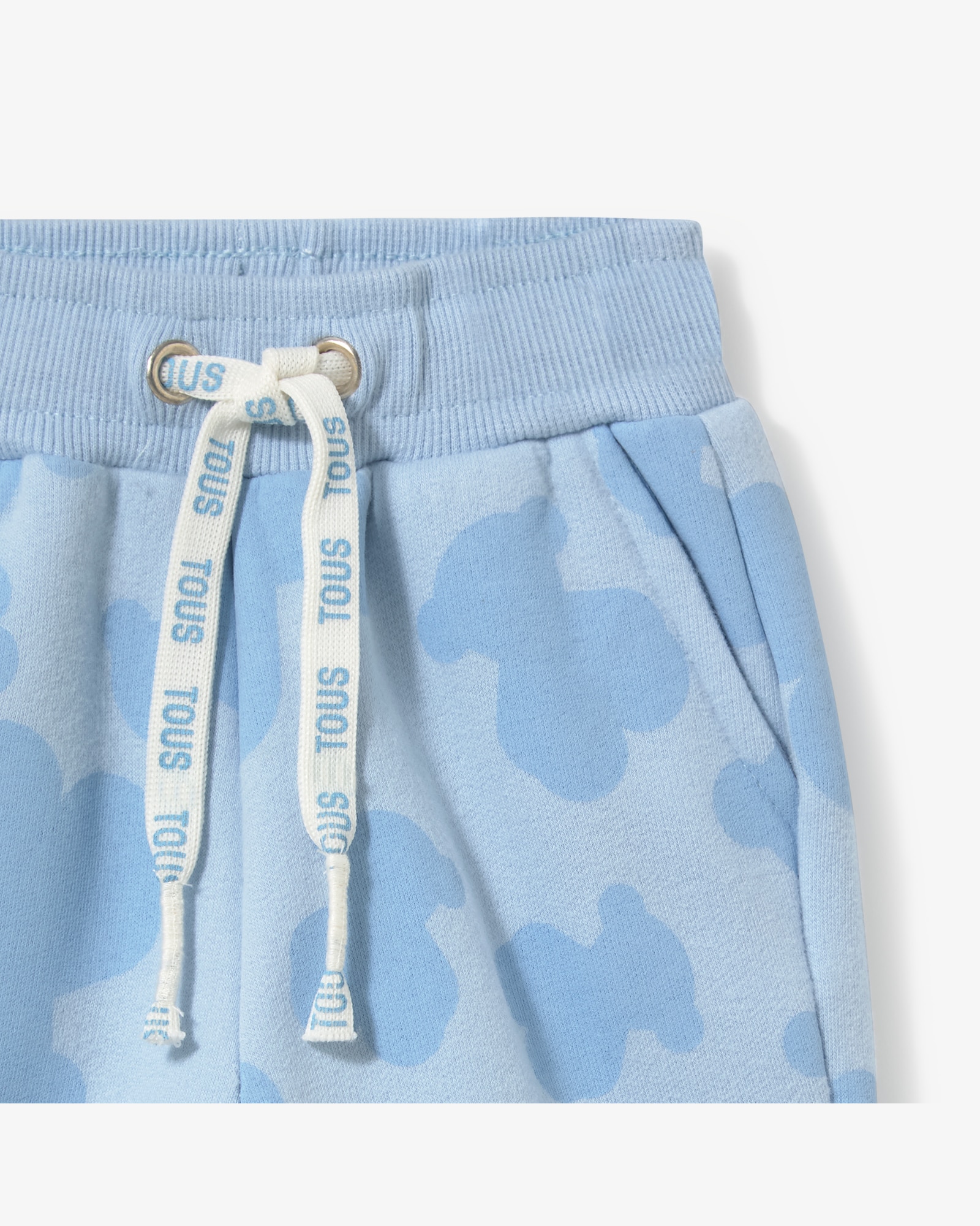 Calças Desportivas Infantil com Ursos Azul-claro-3