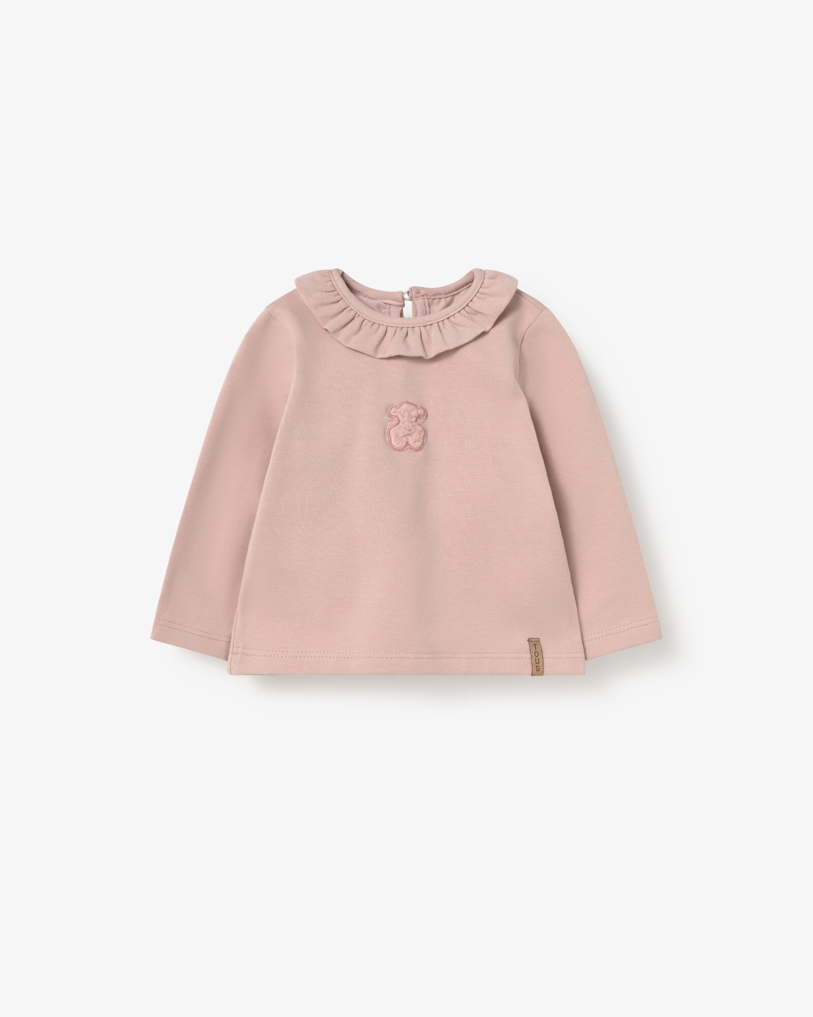 Conjunto Infantil com T-shirt e Jardineira Bombacha com Ursos Tous Rosa-3