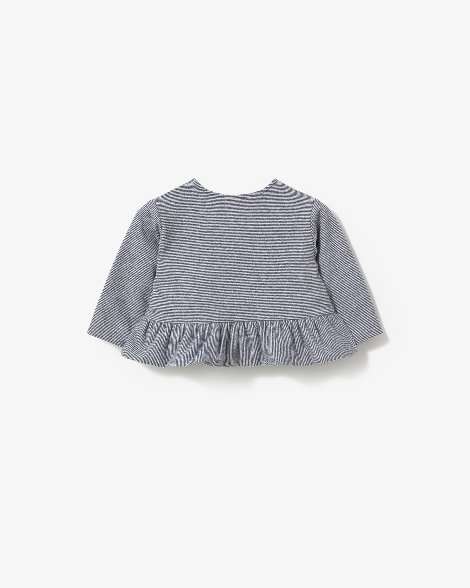 Camisa Infantil Às Riscas de Corte Casual Tous Azul-marinho-2