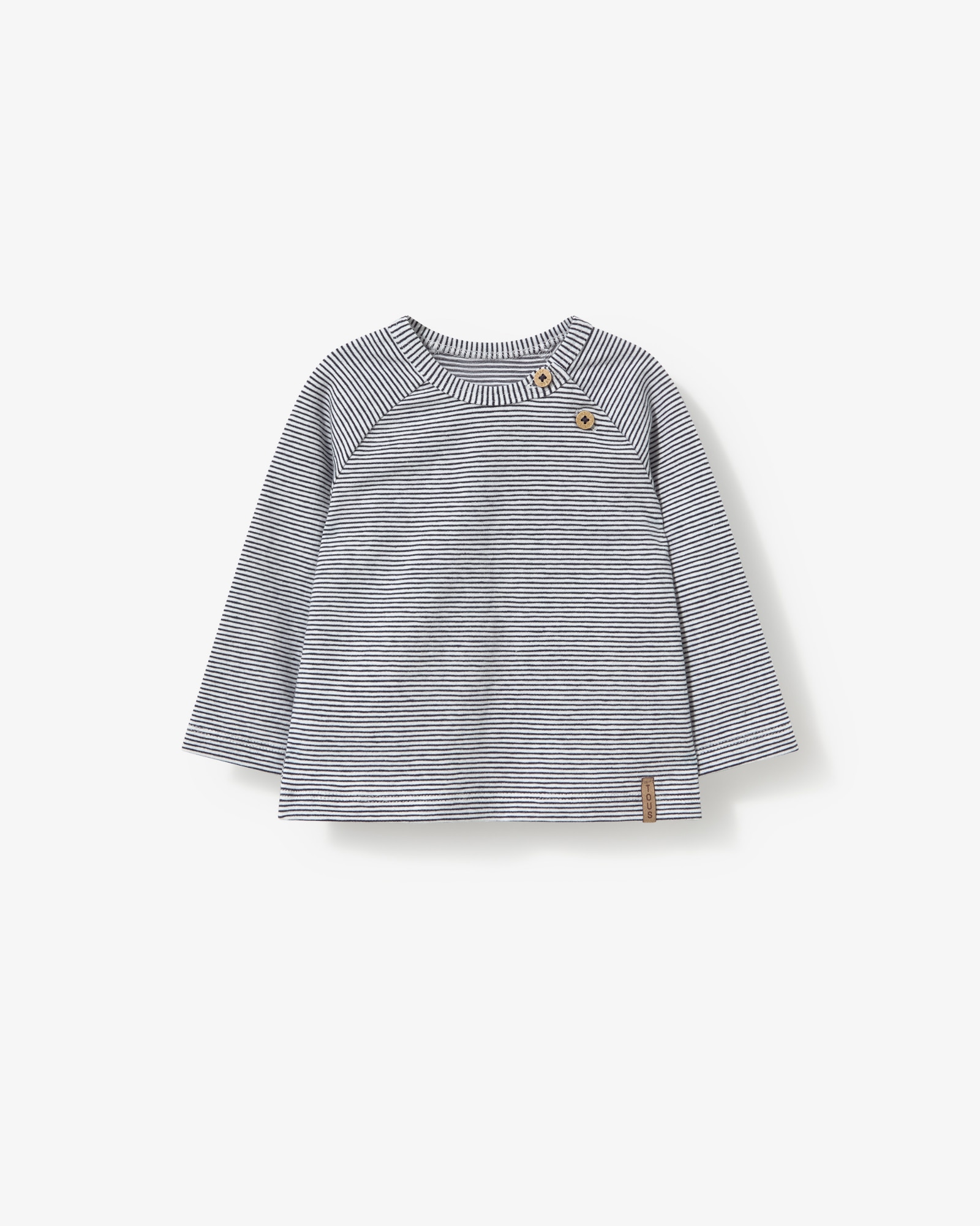 Conjunto Infantil com T-shirt e Jardineiras Lisas Tous Azul-3