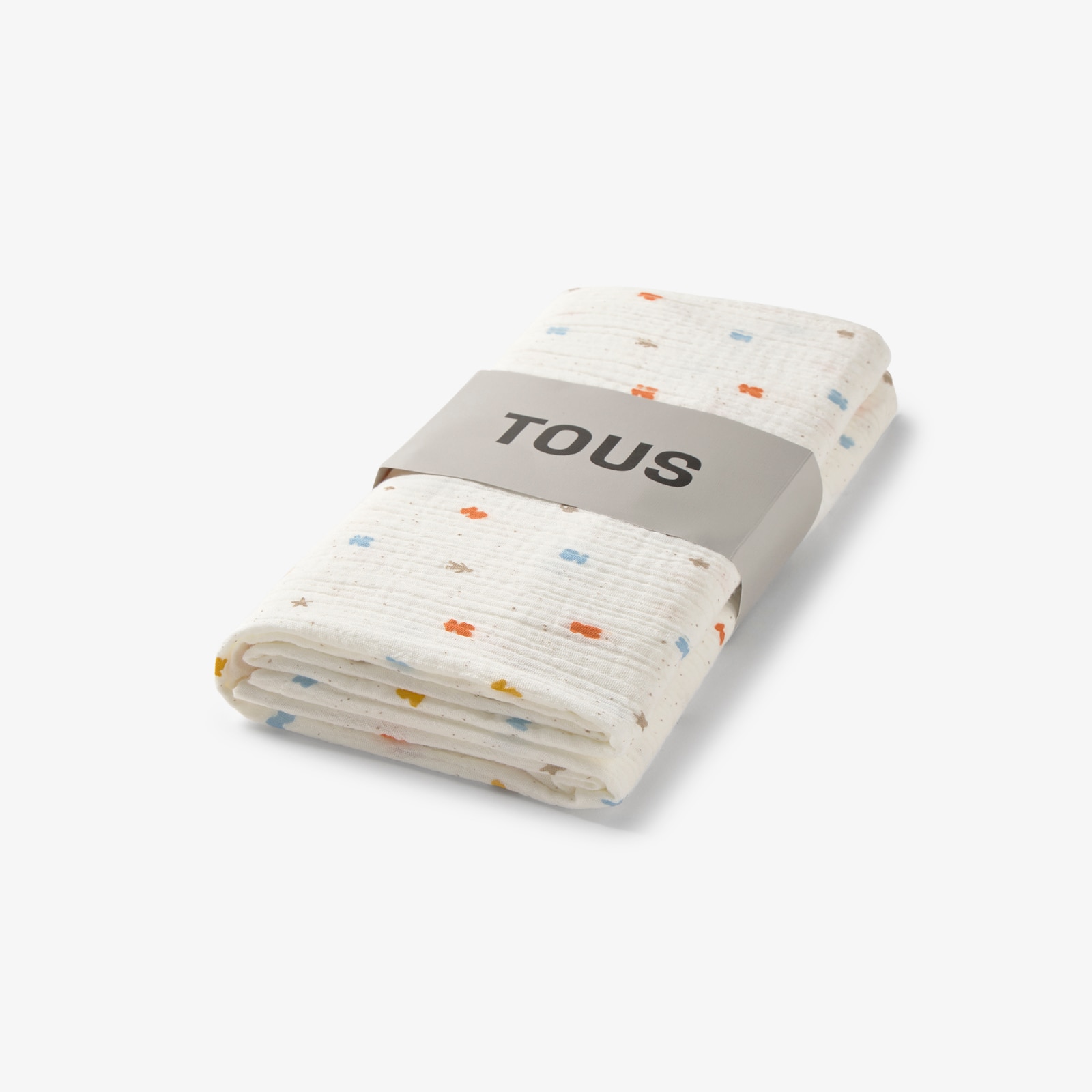 Imagem 0 de Muselina de Algodão 98x118 Cm Tous Baby com Ursos Multicolor