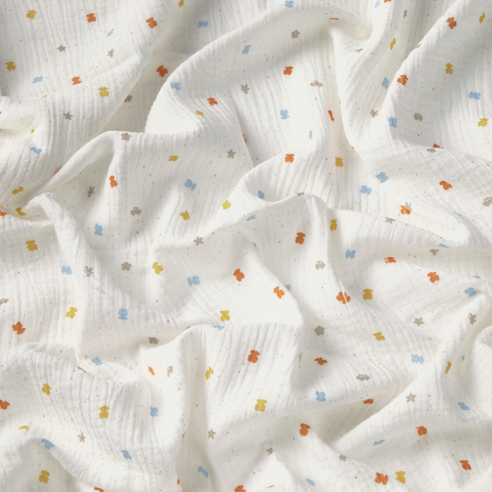 Muselina de Algodão 98x118 Cm Tous Baby com Ursos Multicolor Multicolor-2