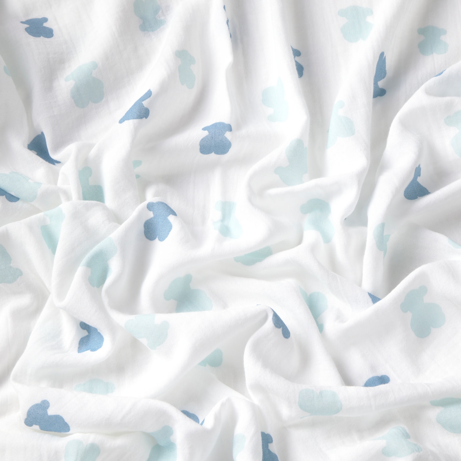 Muselina de Algodão 98x118 Cm Tous Baby com Ursos Verde-2