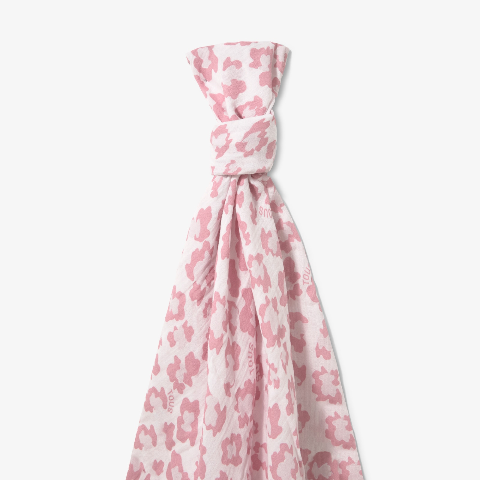 Muselina de Algodão 98x118 Cm Tous Baby com Ursos Felino Rosa-3