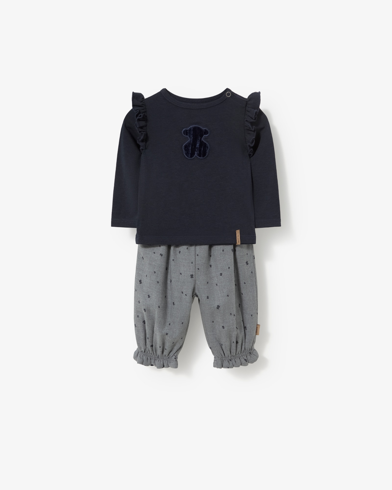 Imagem 0 de Conjunto Infantil com T-shirt e Bombacho com Ursinhos