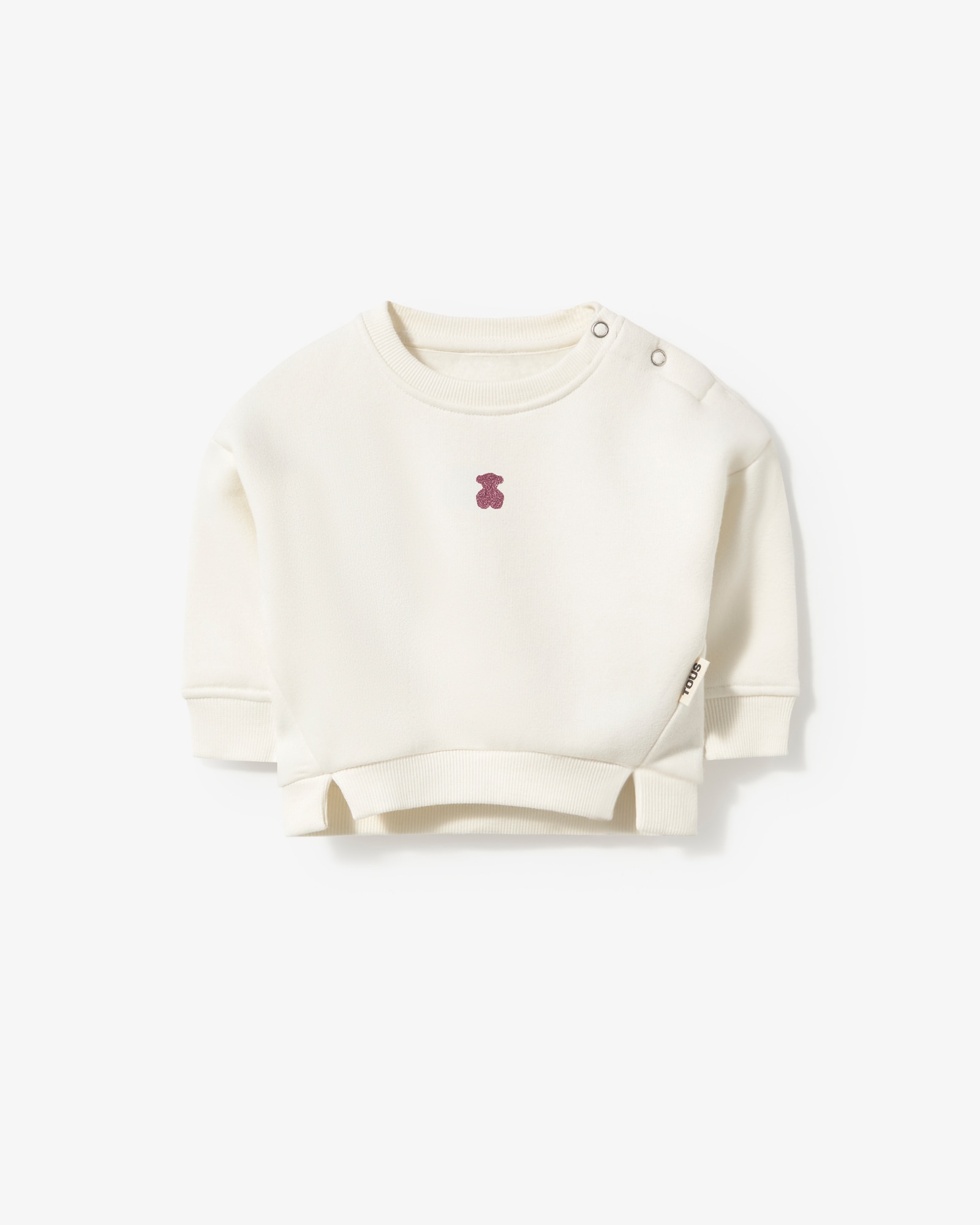 Imagem 0 de Sweatshirt Infantil com Urso Glitter em Baixo no Decote
