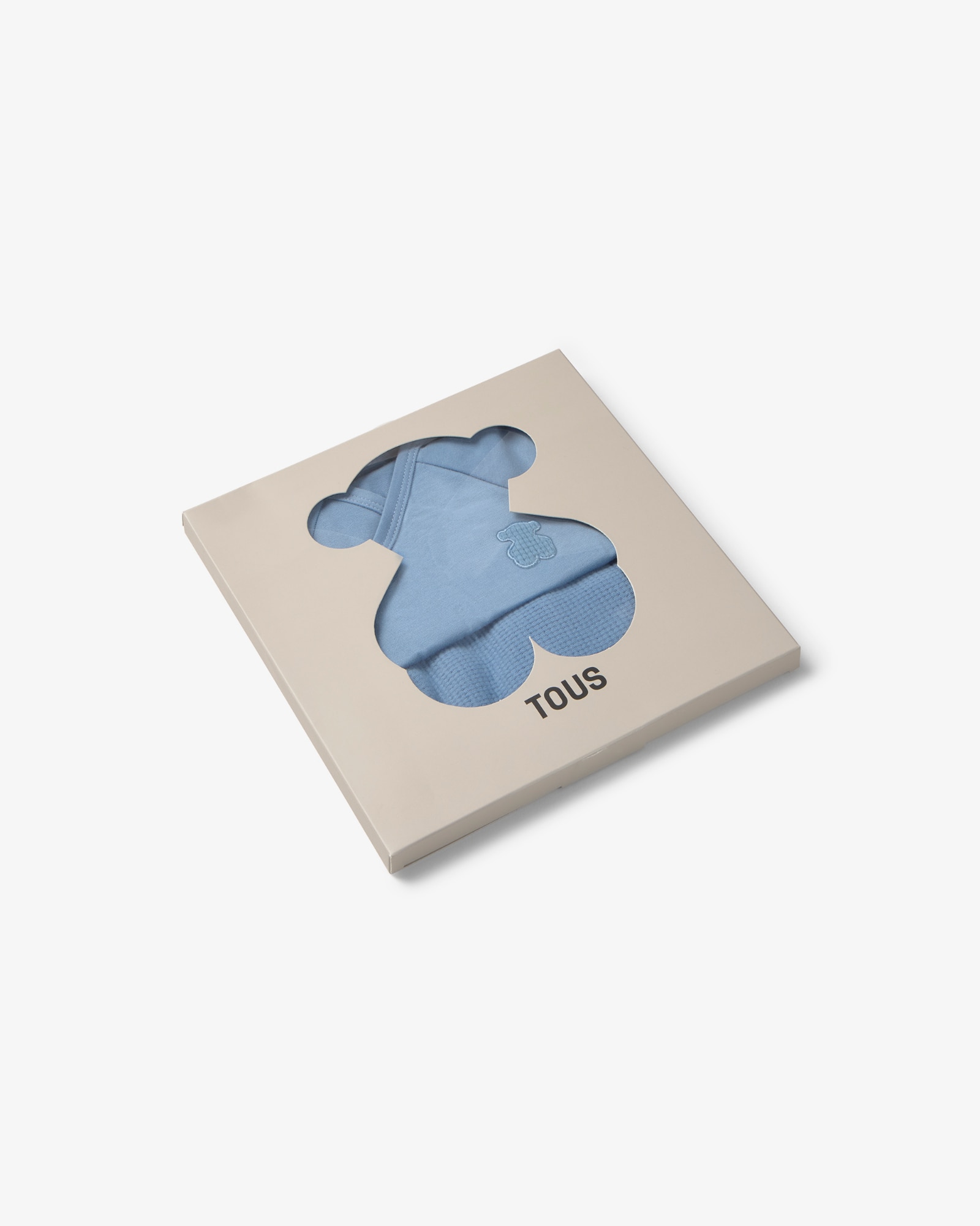 Babygrow para Bebé com Orelhas em Algodão Às Riscas Azul-5