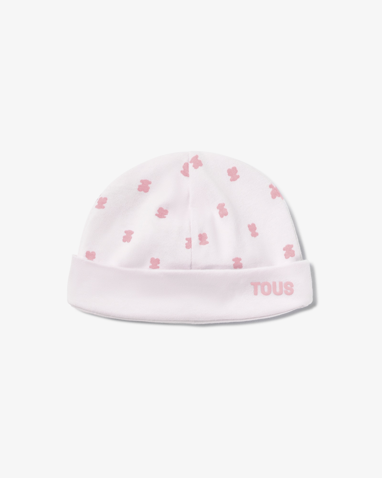 Set para Bebé Primeira Roupa de Algodão com Chapéu, T-shirt Cruzada e Polaina Rosa-3