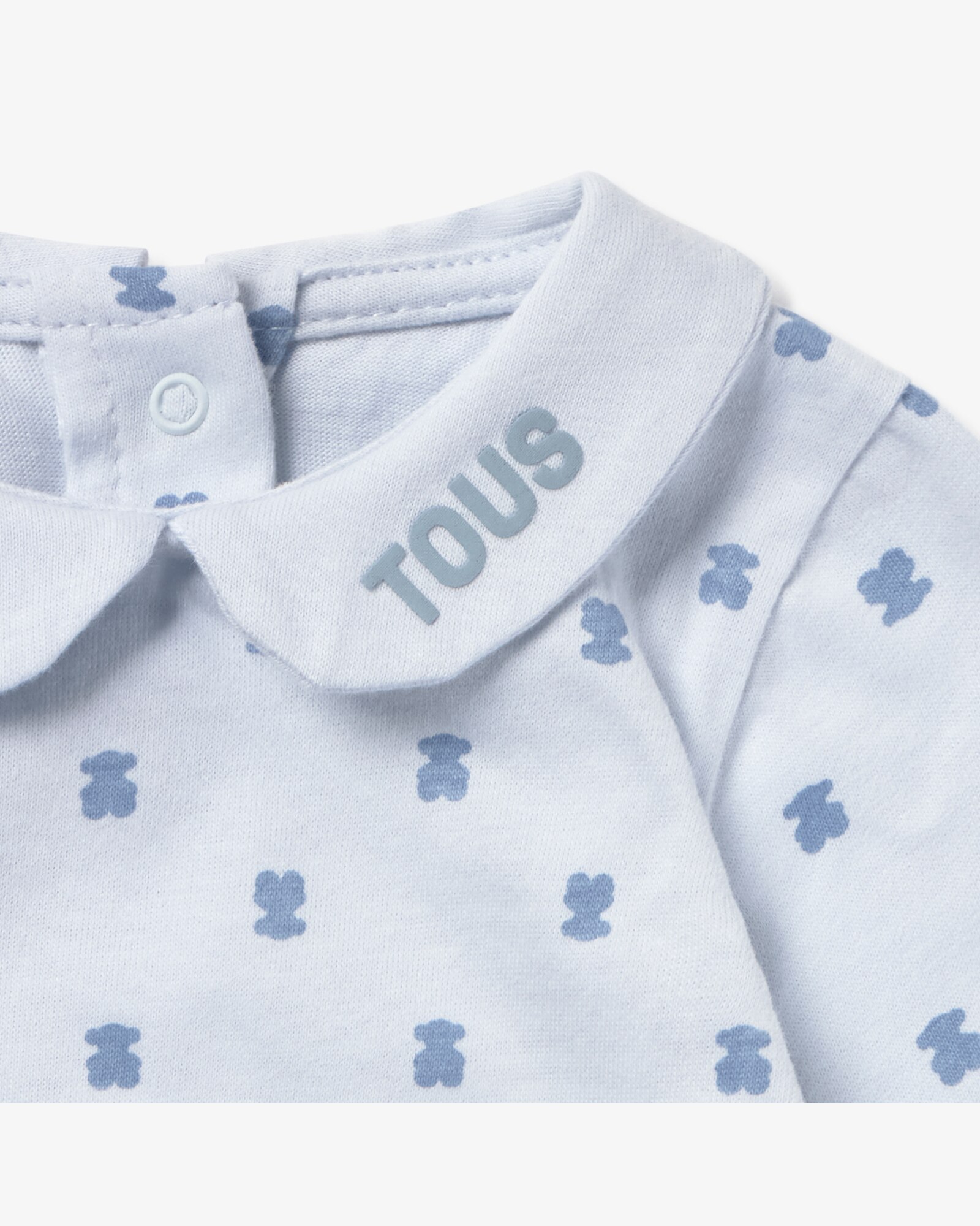 Conjunto para Bebé em Algodão Estampado Multi Ursos e Liso Tous Azul-claro-3