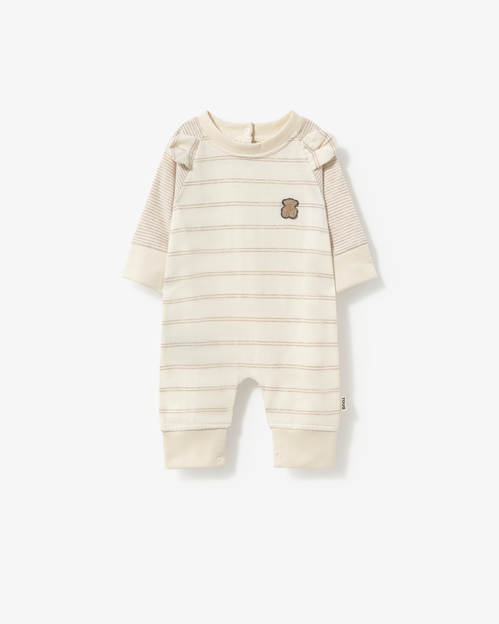 Imagem 0 de Babygrow para Bebé com Orelhas em Algodão Às Riscas