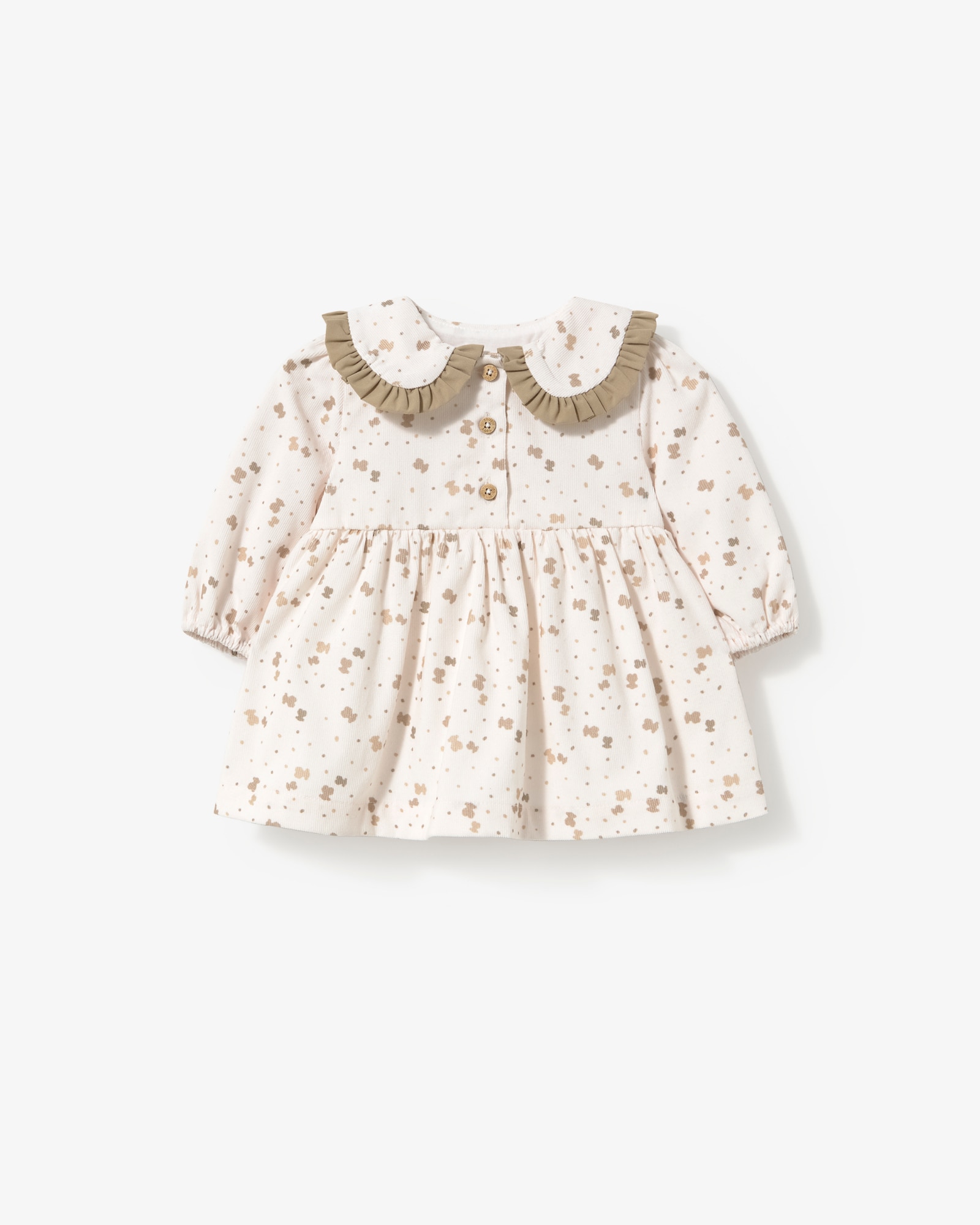 Imagem 0 de Vestido Infantil em Algodão Estampado com Ursos
