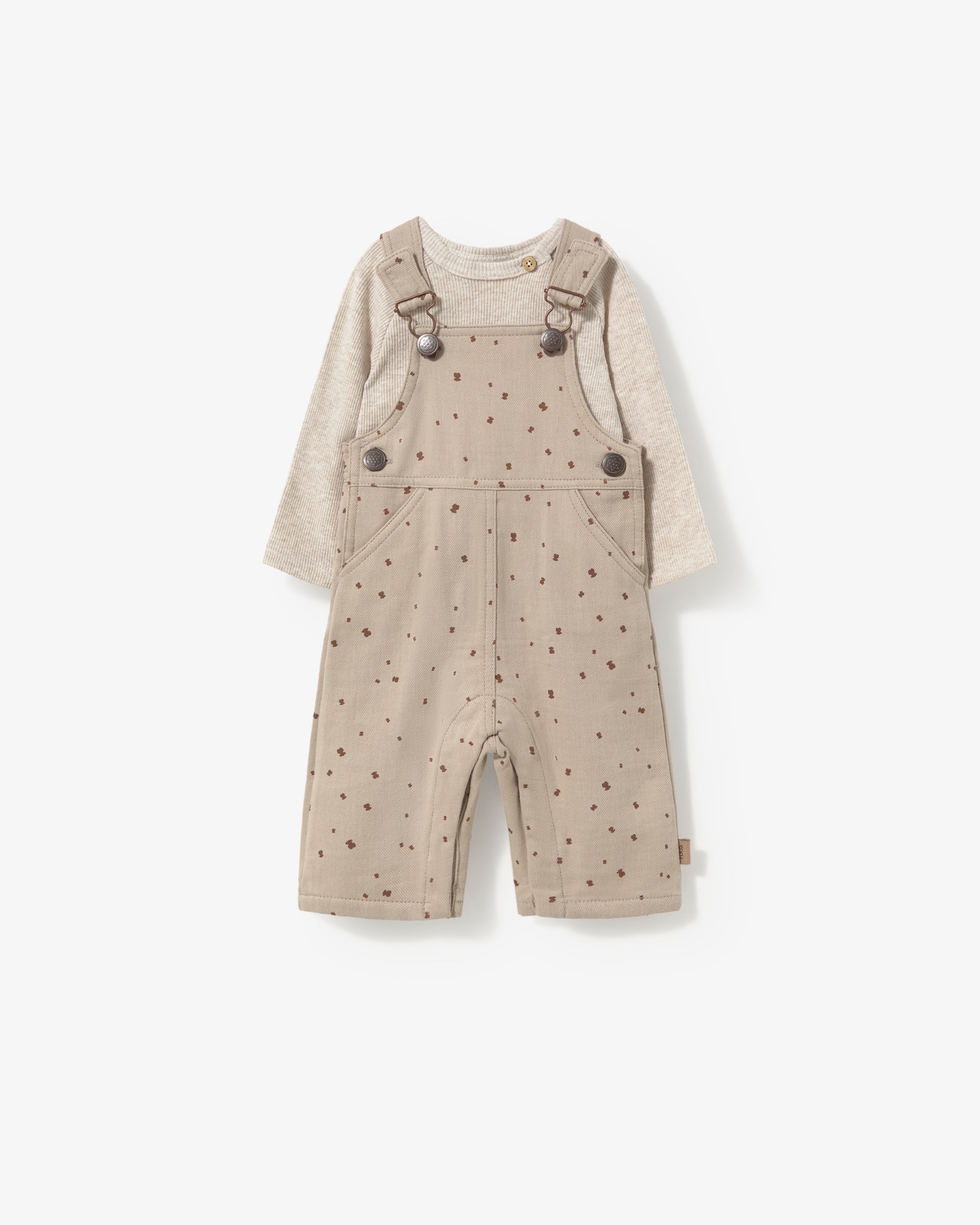 Imagem 0 de Conjunto Infantil de Camisola e Jardineiras com Ursinhos