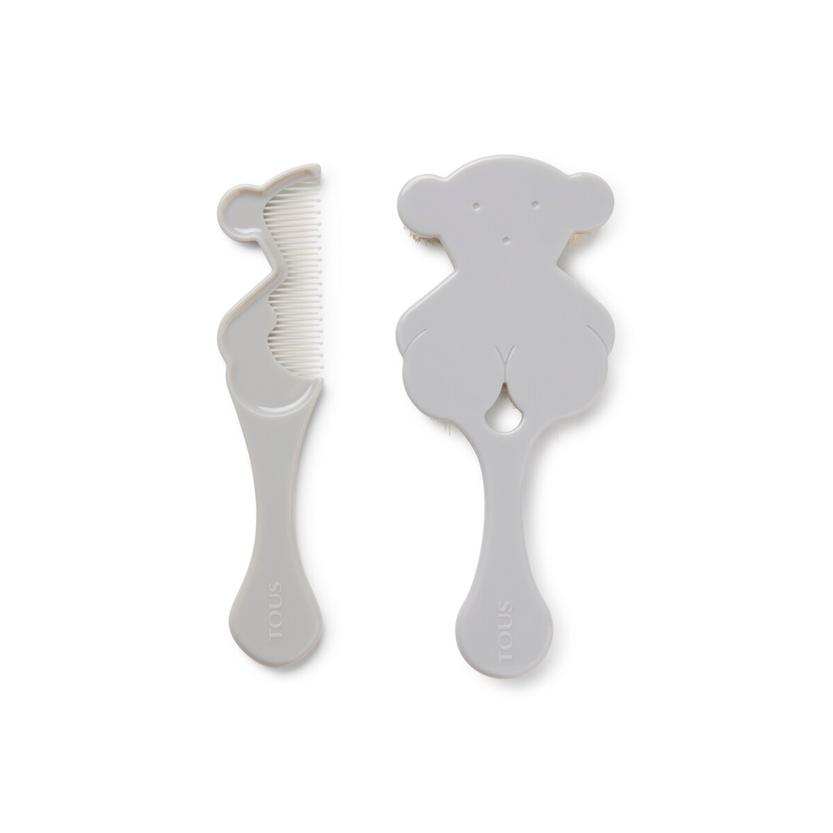 Set de Escova e Pente Tous Baby Cinzento-3