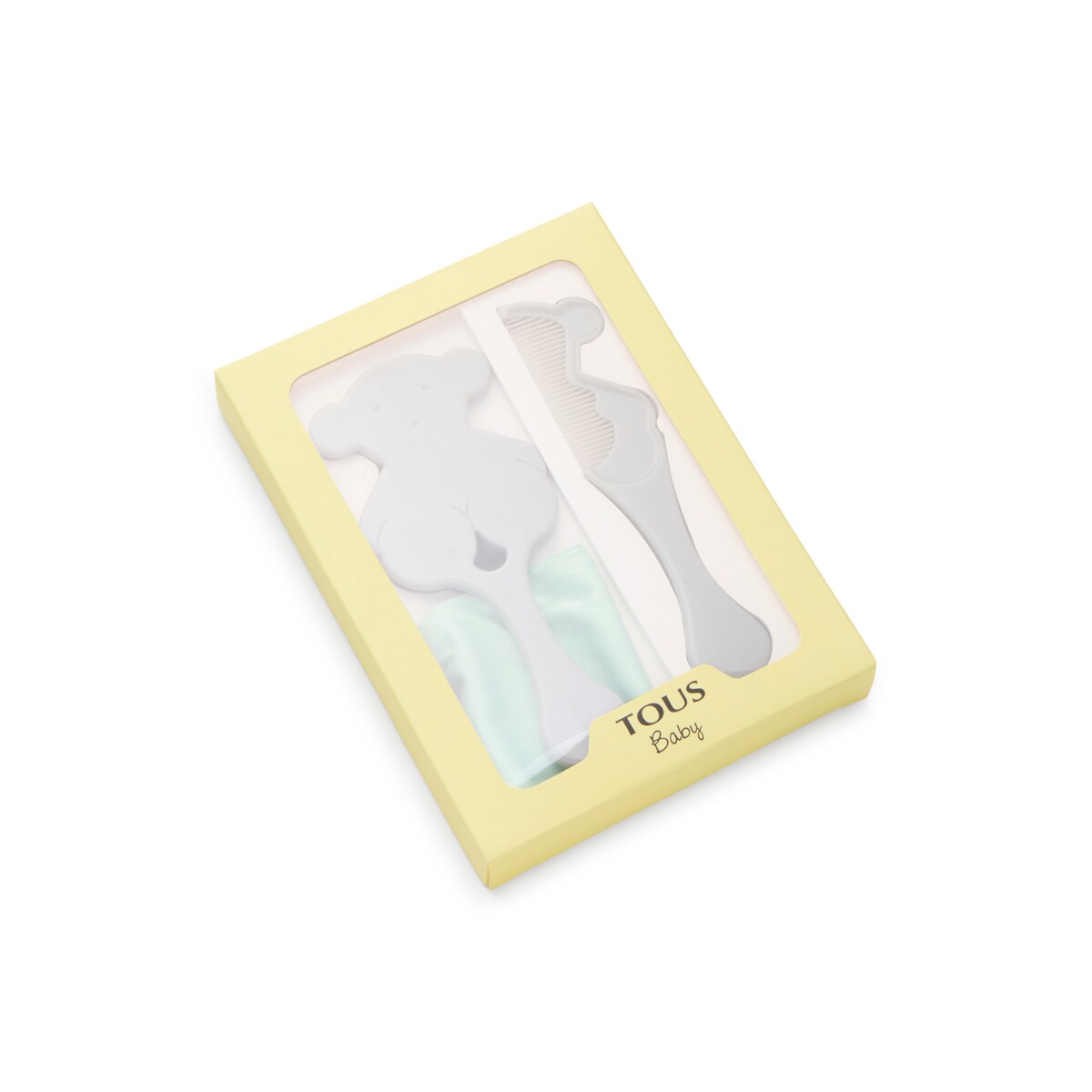 Set de Escova e Pente Tous Baby Cinzento-5